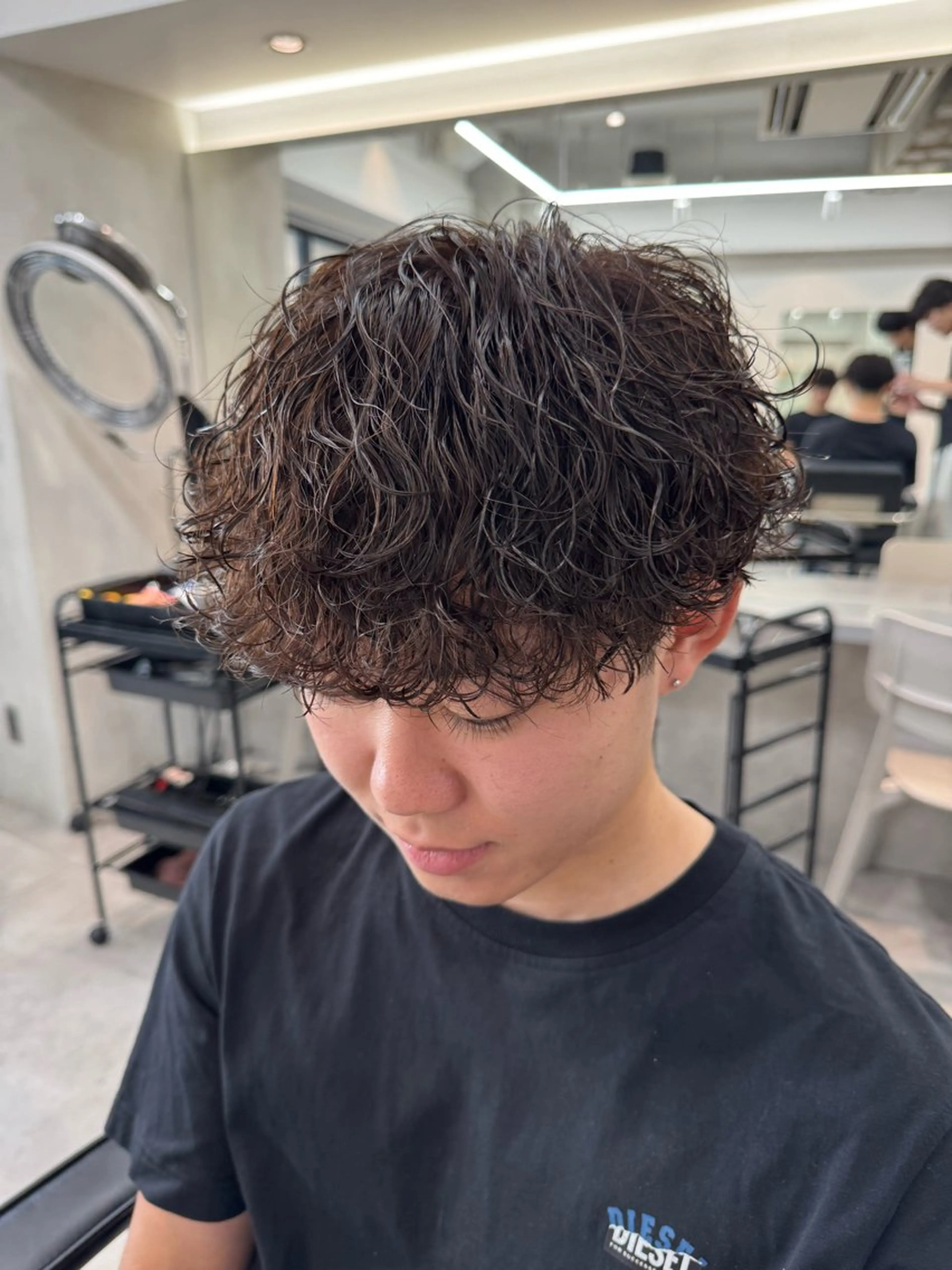 パーマ メンズ メンズパーマ 波巻きパーマ カット パーマ 大宮メンズ特化/パー マ職人/小川藍人のヘアスタイル