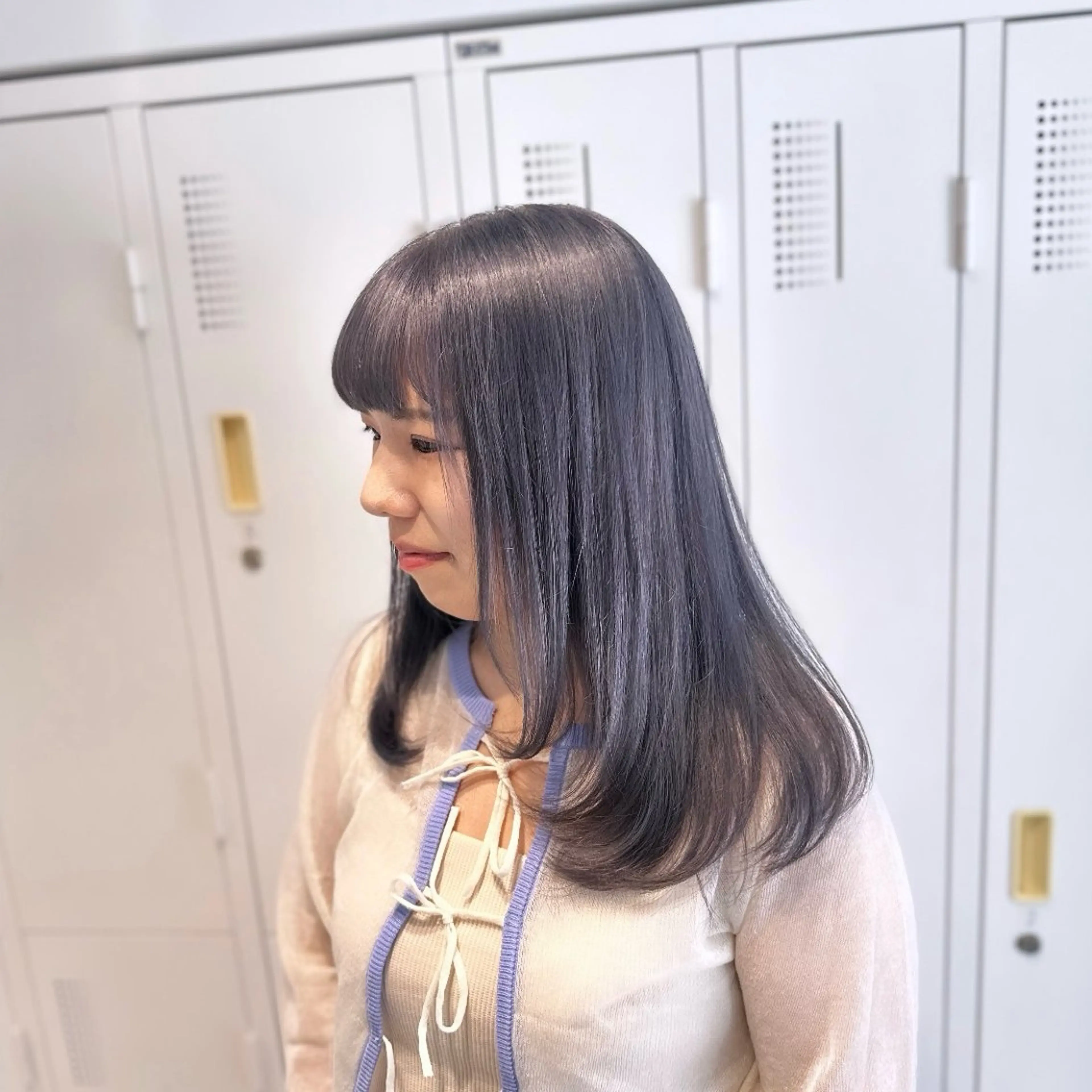 セミロング カラー 韓国ヘア/髪質改善 /natsuki🧸のヘアスタイル