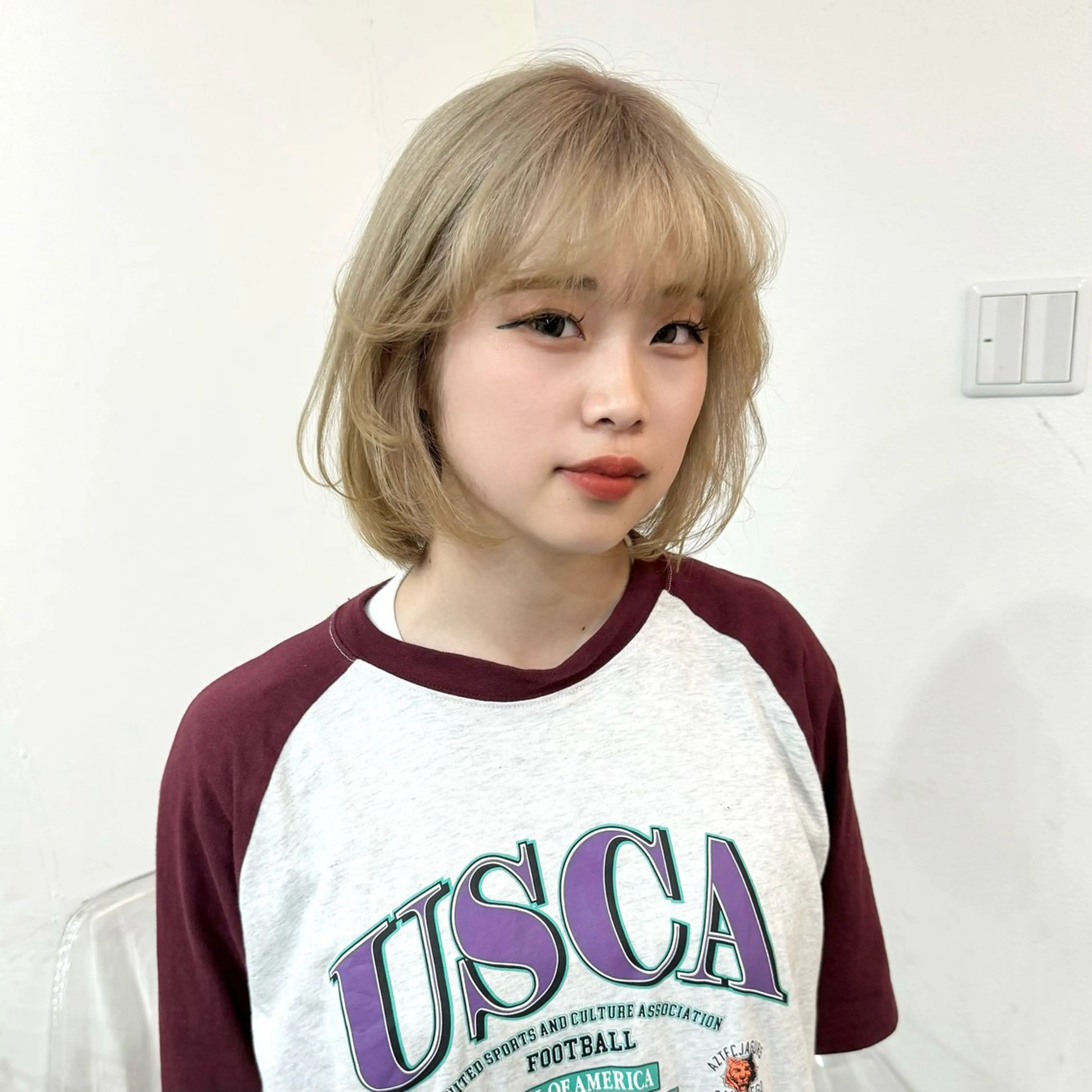 ショート カラー ヘアカラー トリートメント エクステモデル募集 💗大阪梅田/川上のヘアスタイル