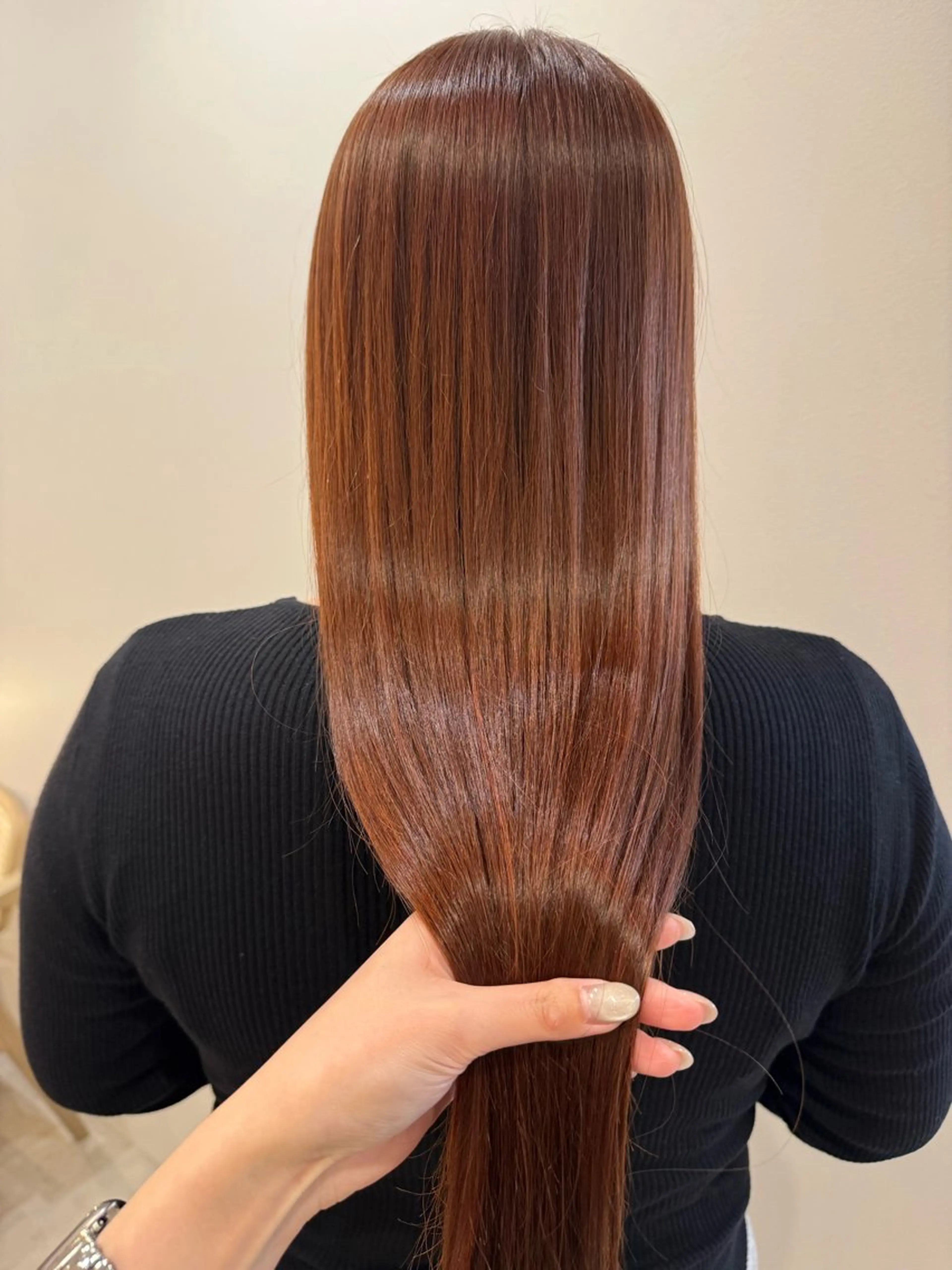 ロング カット ヘアカラー トリートメント ともか/美髪透明感 カラー/顔周りカットのヘアスタイル