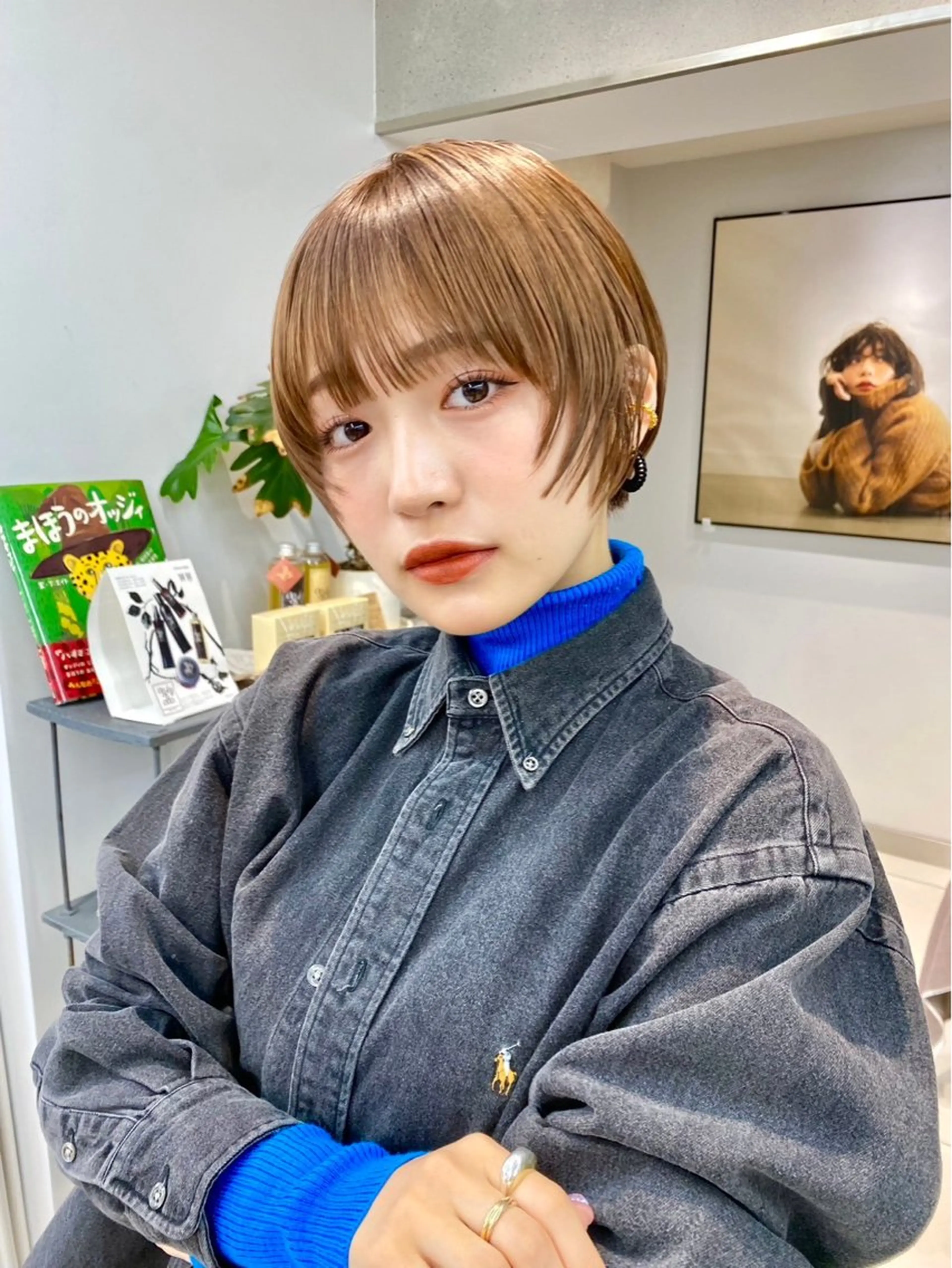 ショート くびれボブレイヤー 渋谷/kougaのヘアスタイル