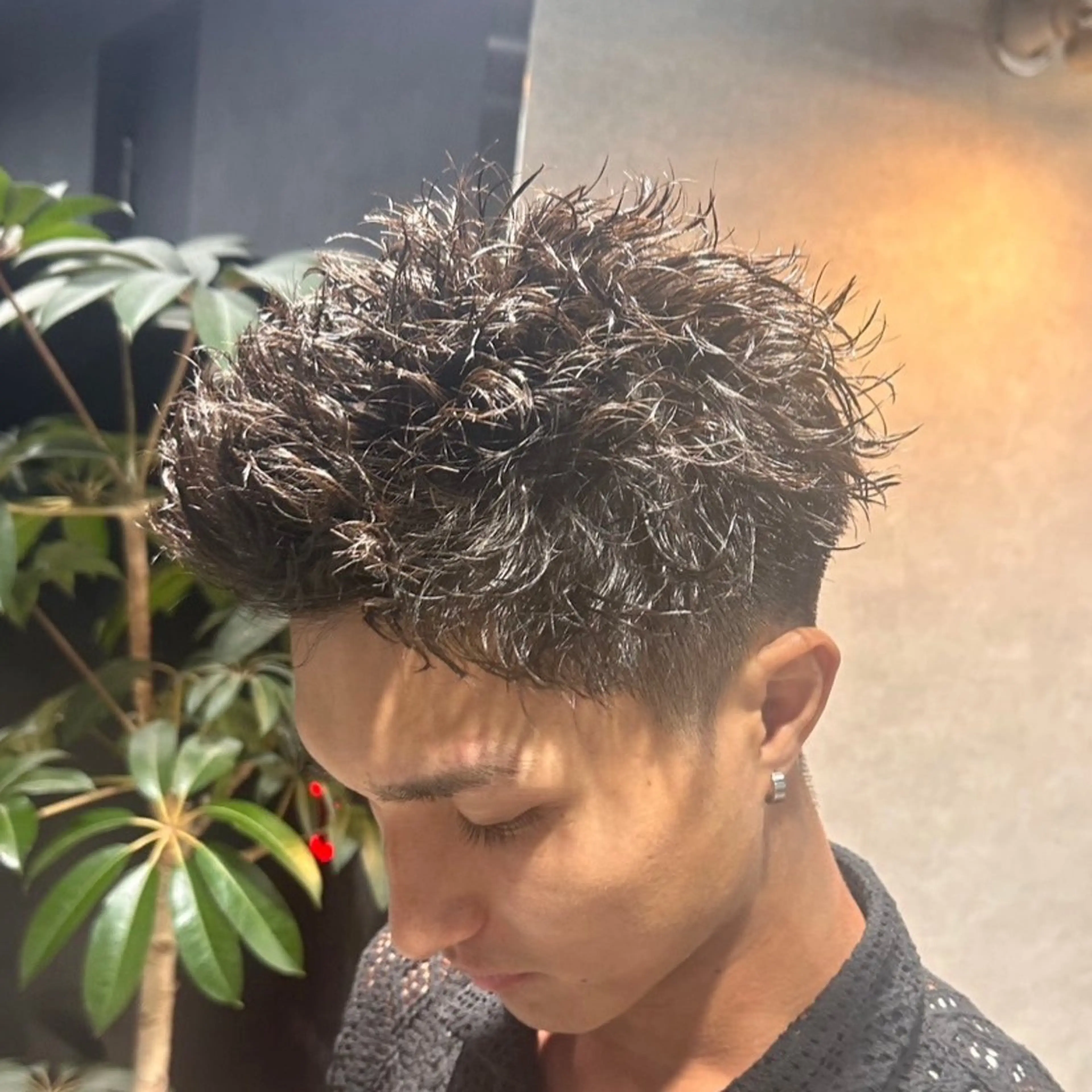 パーマ メンズ 🔥シャドウパーマ 特化🔥勇斗のヘアスタイル