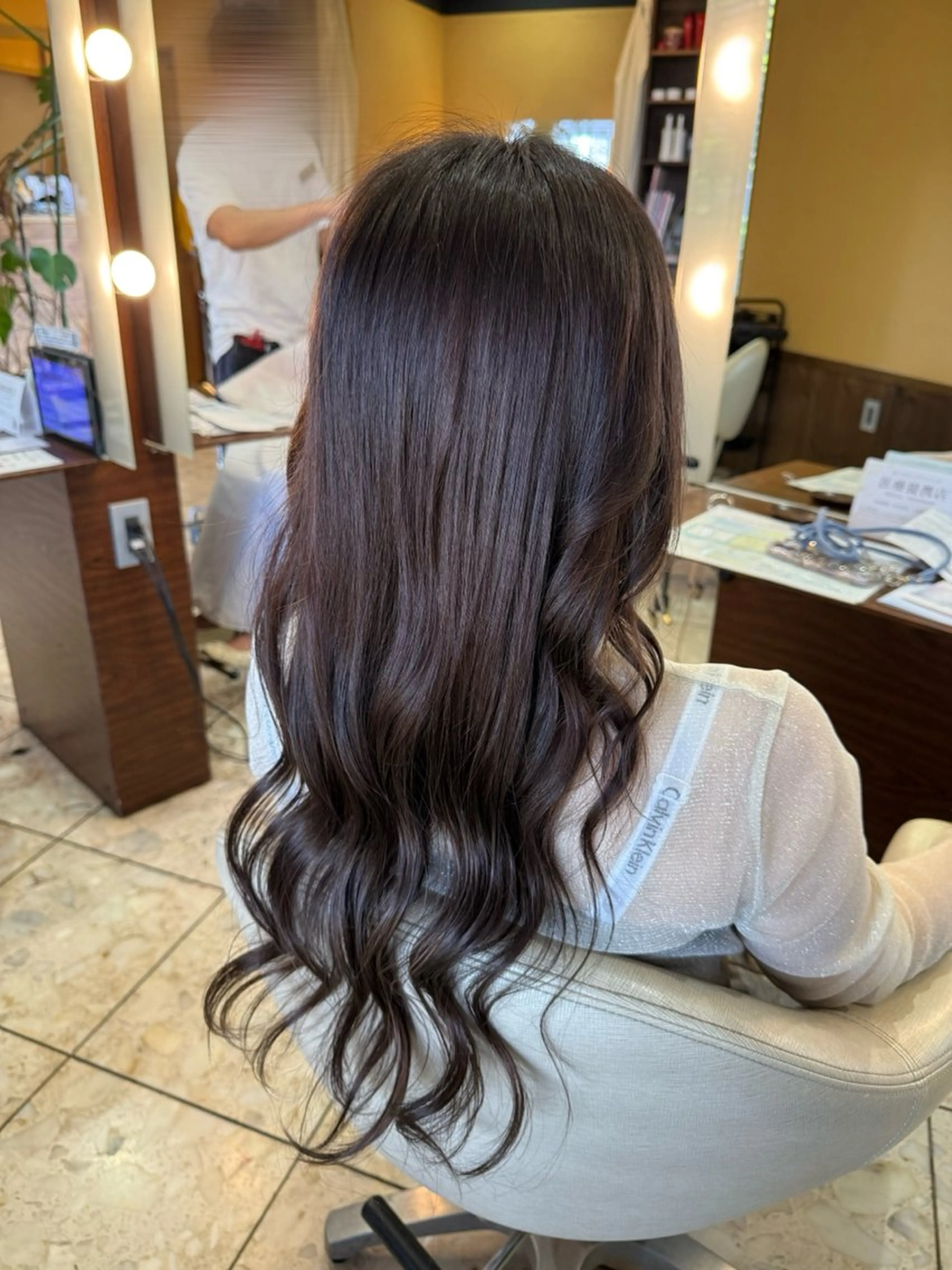 ロング カラー ヘアカラー 中田 こころのヘアスタイル