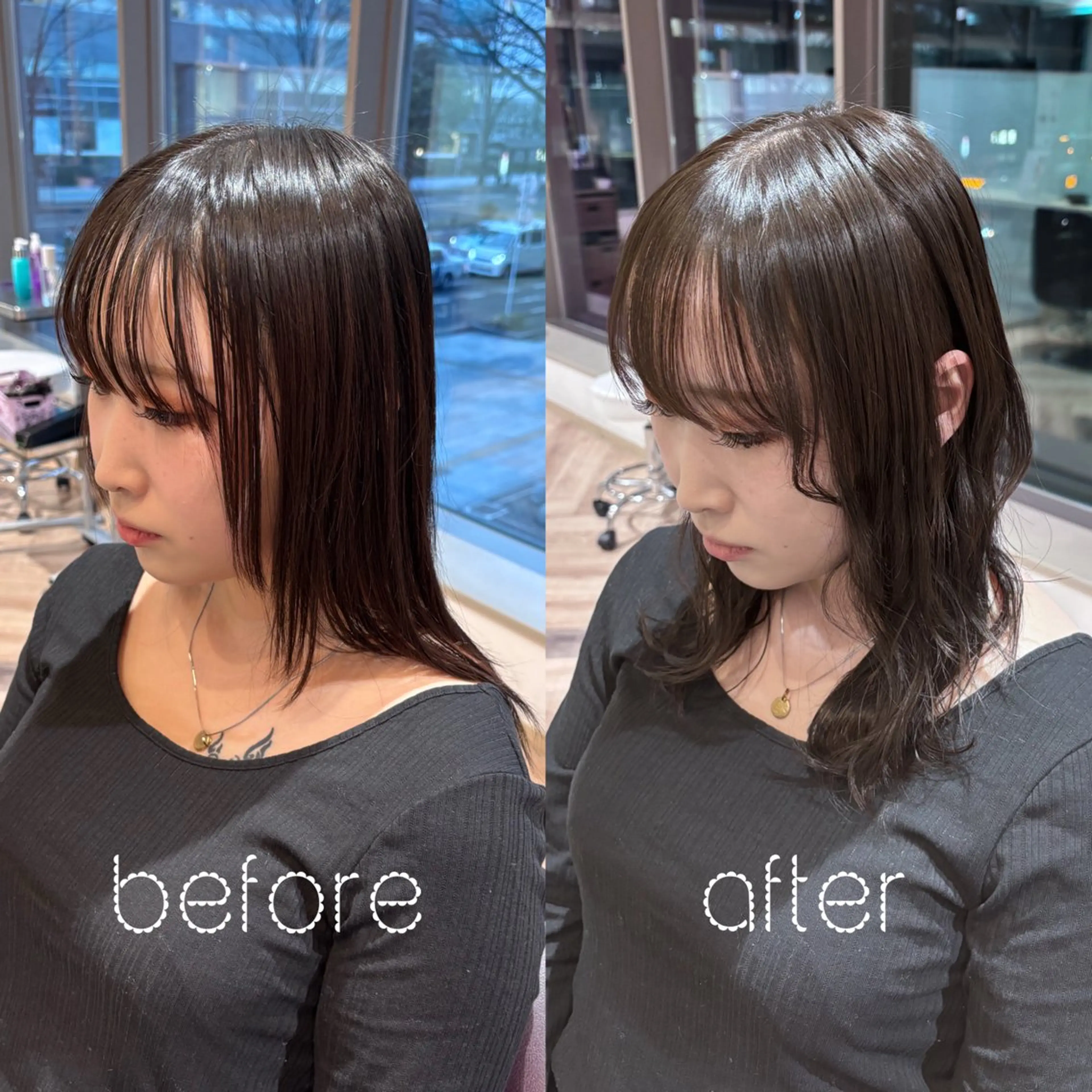 カラー ヘアカラー トリートメント 艶カラー💞 amiのヘアスタイル