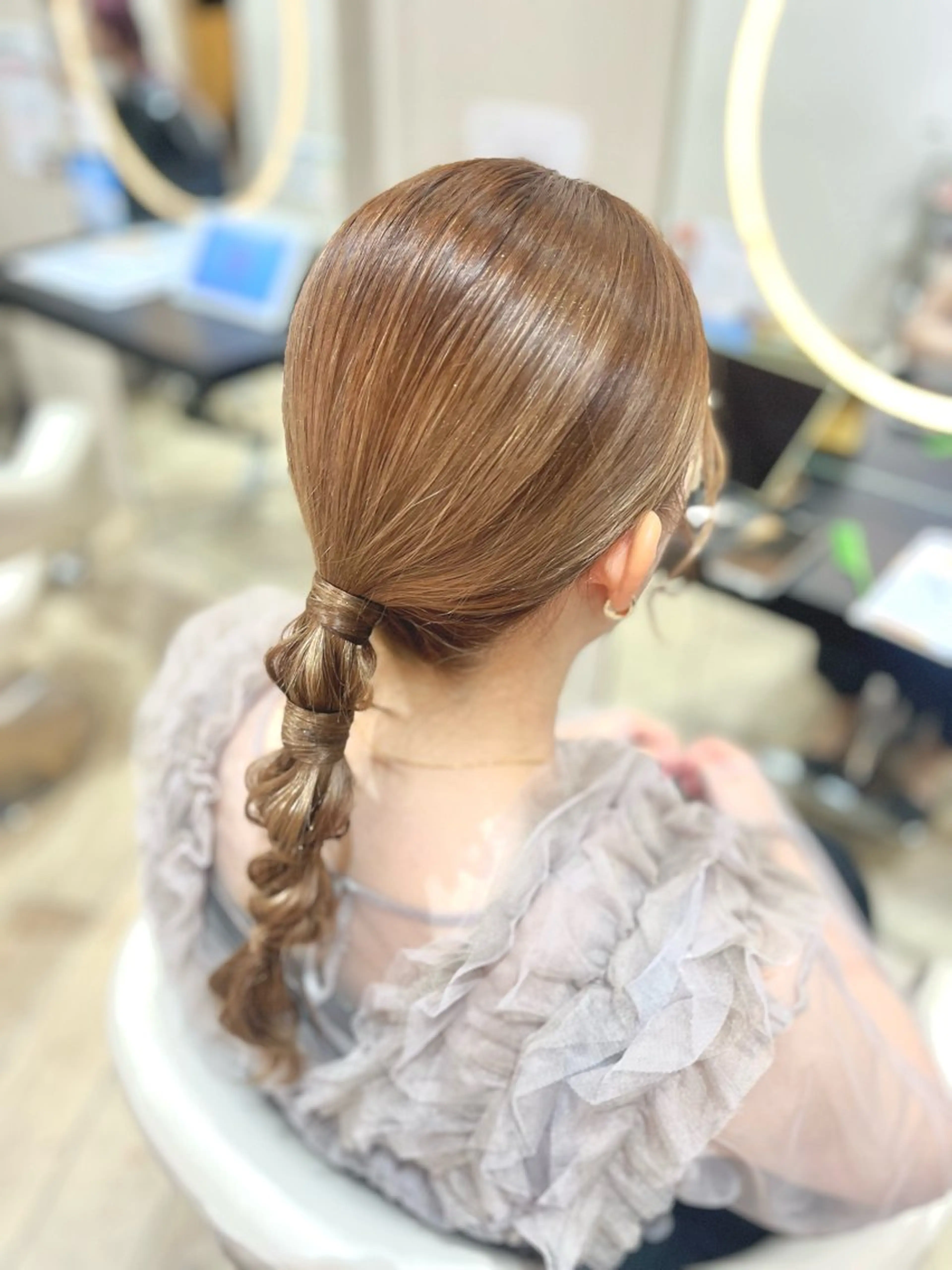 ロング ヘアセット 透明感カラー🫧/ アレンジ/ayanoのヘアスタイル