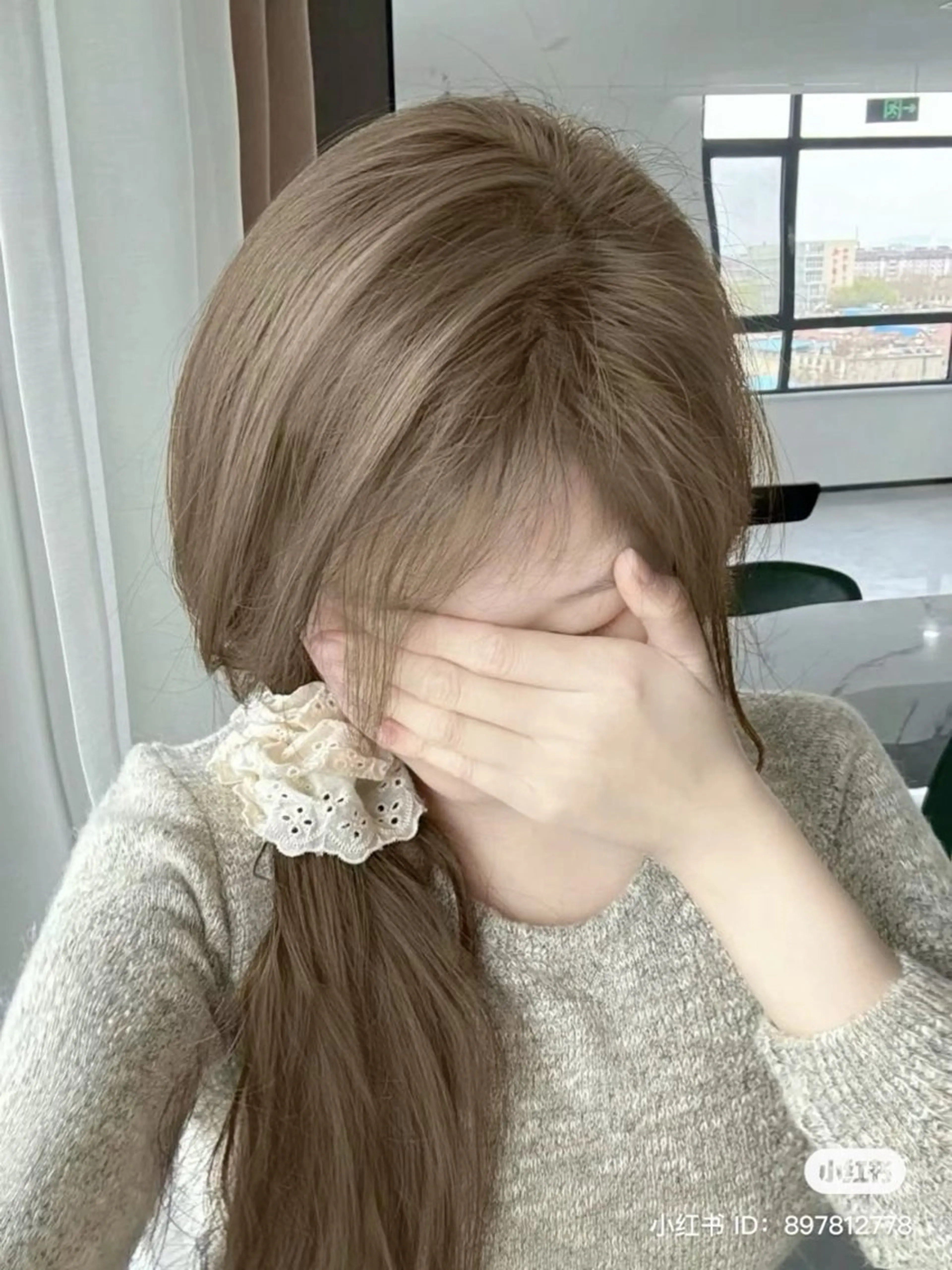 カラー ヘアカラー トリートメント 透明感ベージュ 🎀Anju/渋谷のヘアスタイル