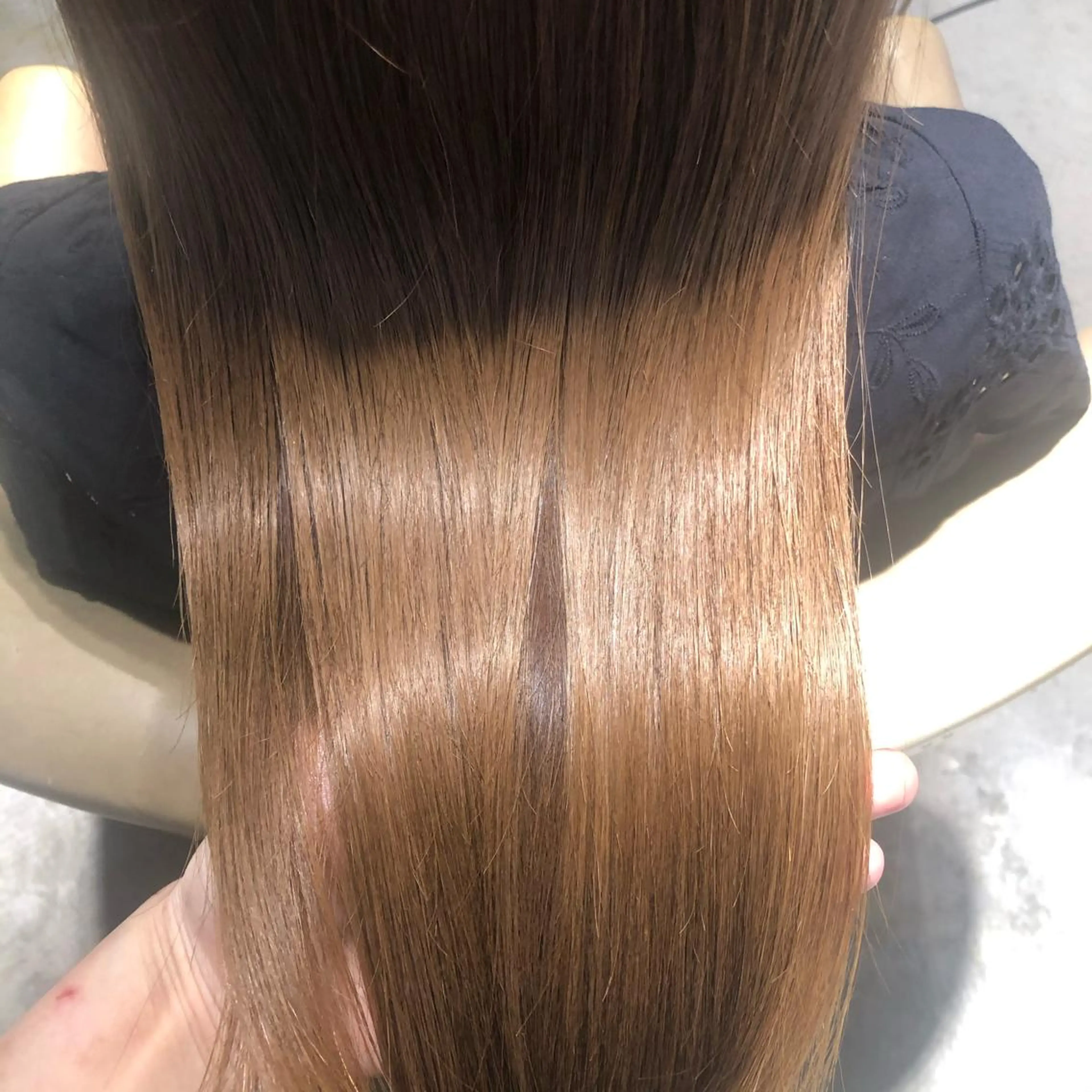 ロング トリートメント 酸熱トリートメント 植田 彩加のヘアスタイル