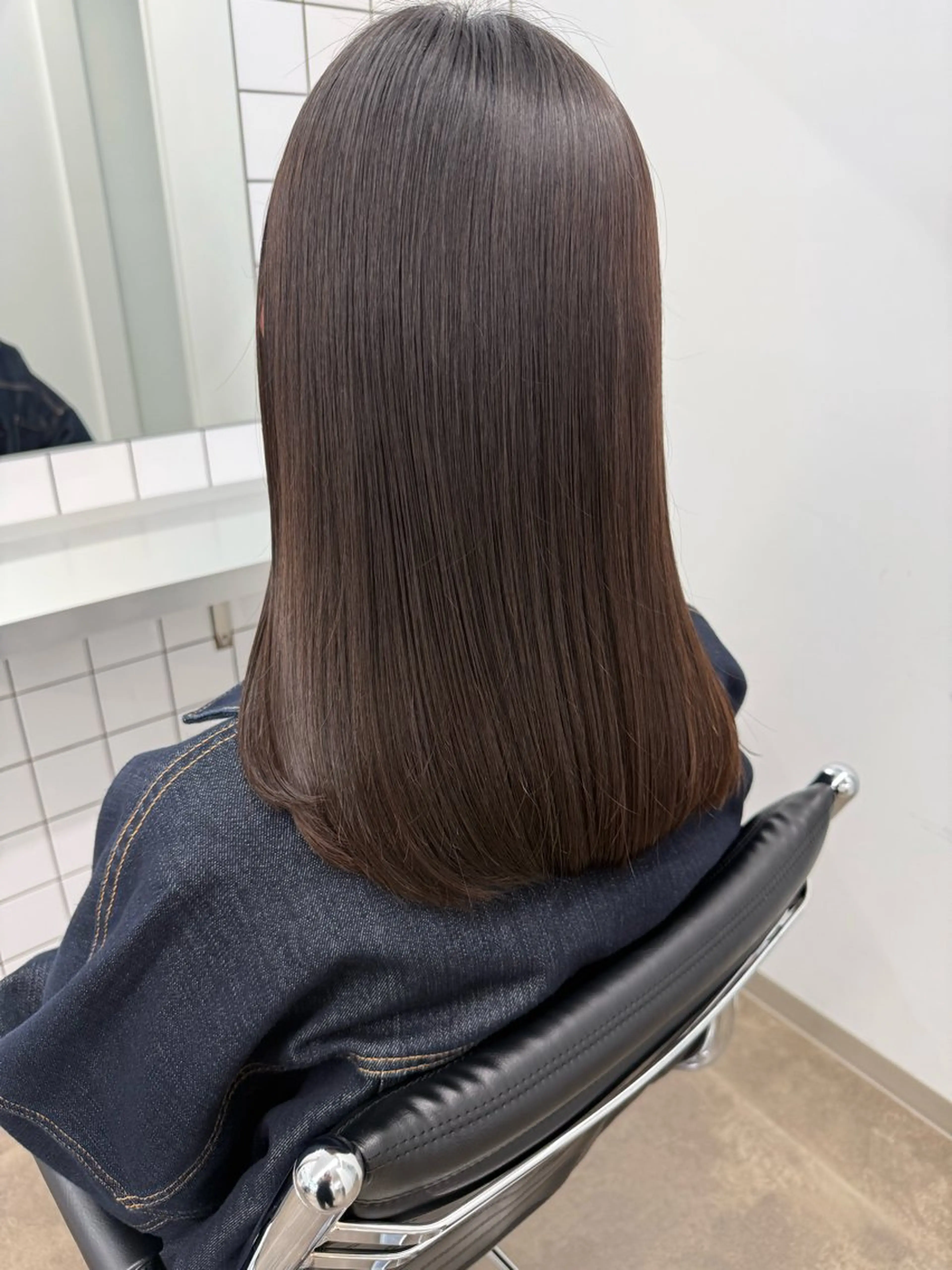 ミディアム 縮毛矯正 トリートメント カット 縮毛矯正 📍葛西りんたろう/ ENVのヘアスタイル