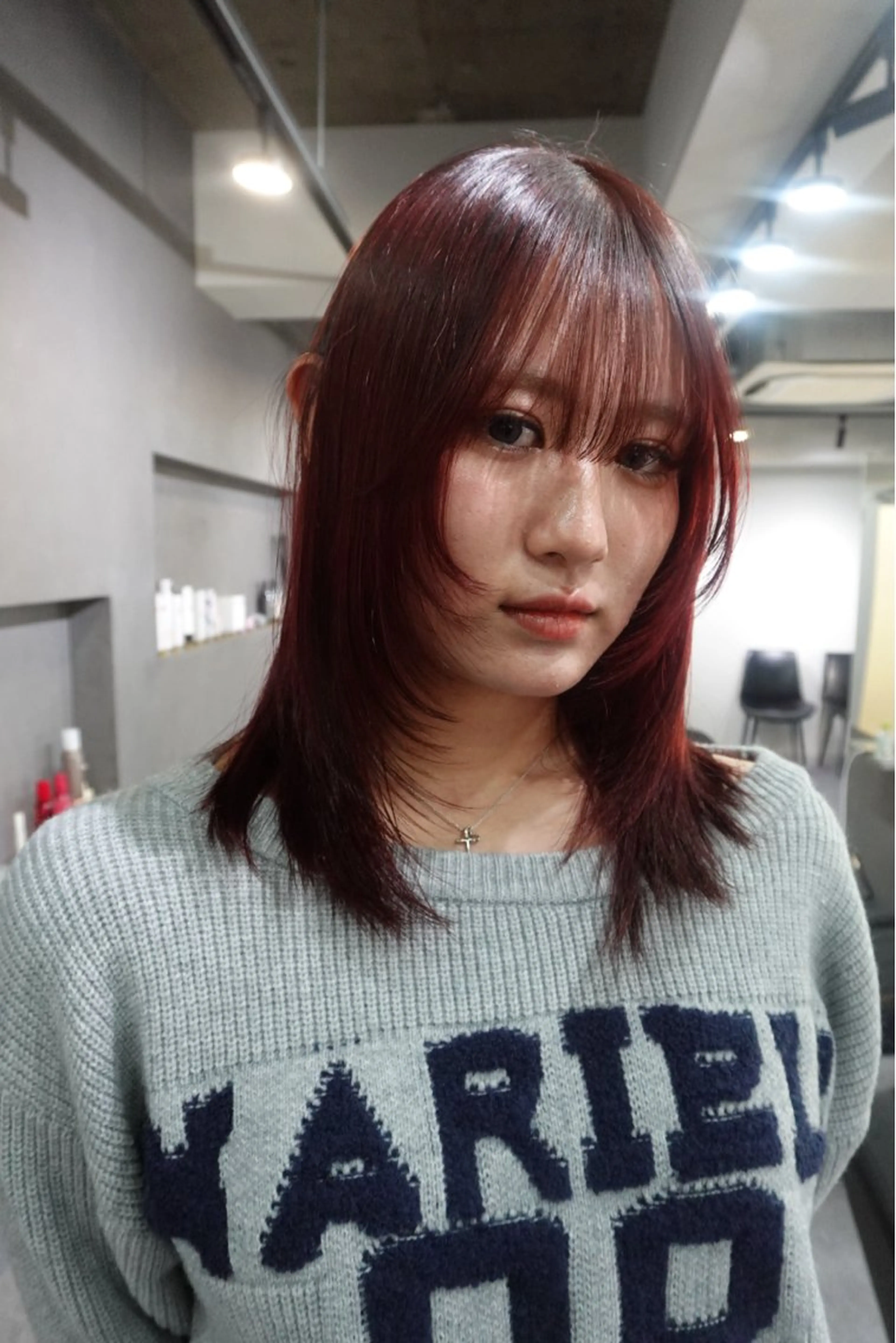 セミロング カラー 似合わせカットカラー 🌟ryusei⭐️のヘアスタイル