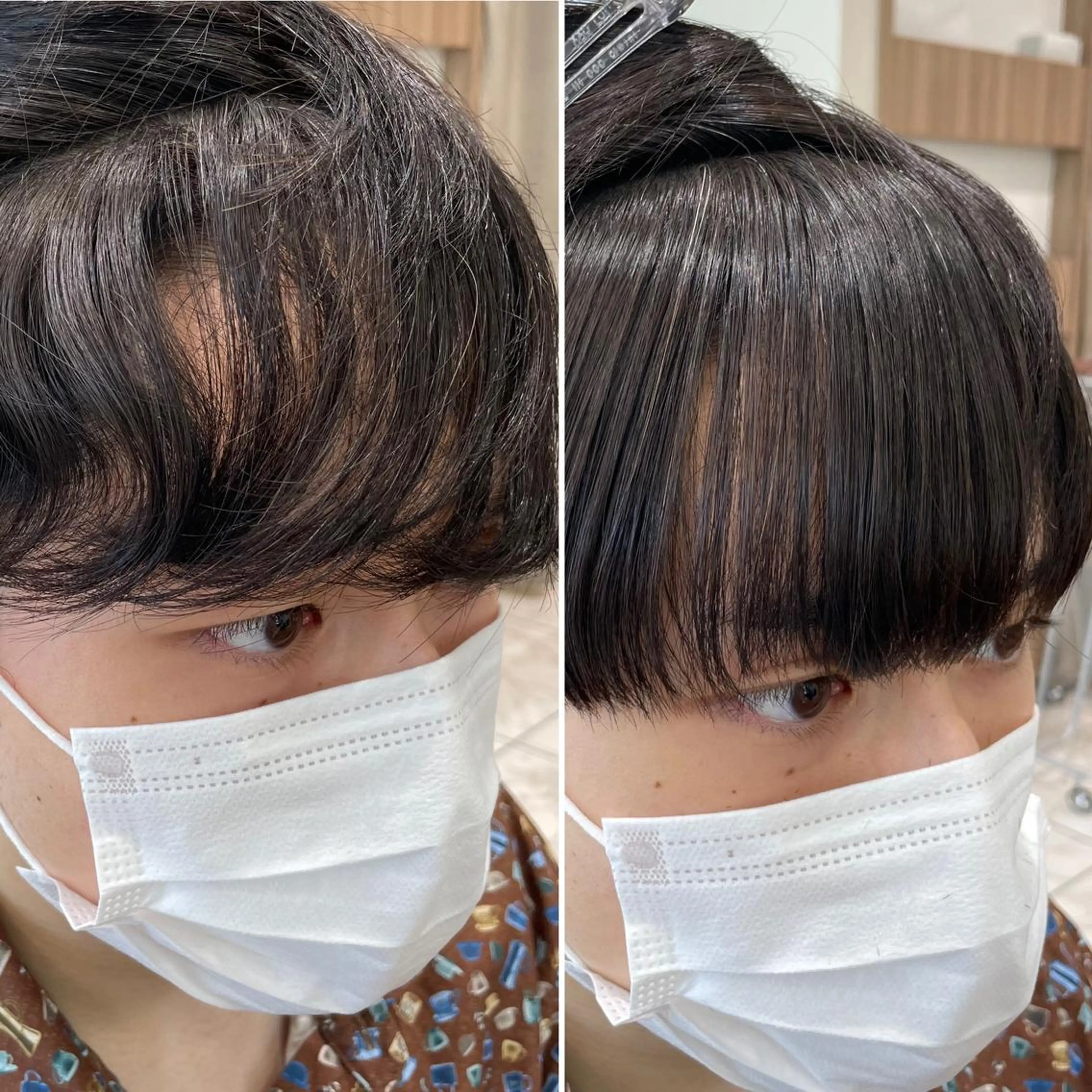 ショート パーマ メンズ カット 縮毛矯正 【メンズ縮毛矯正】 田中秀斗のヘアスタイル