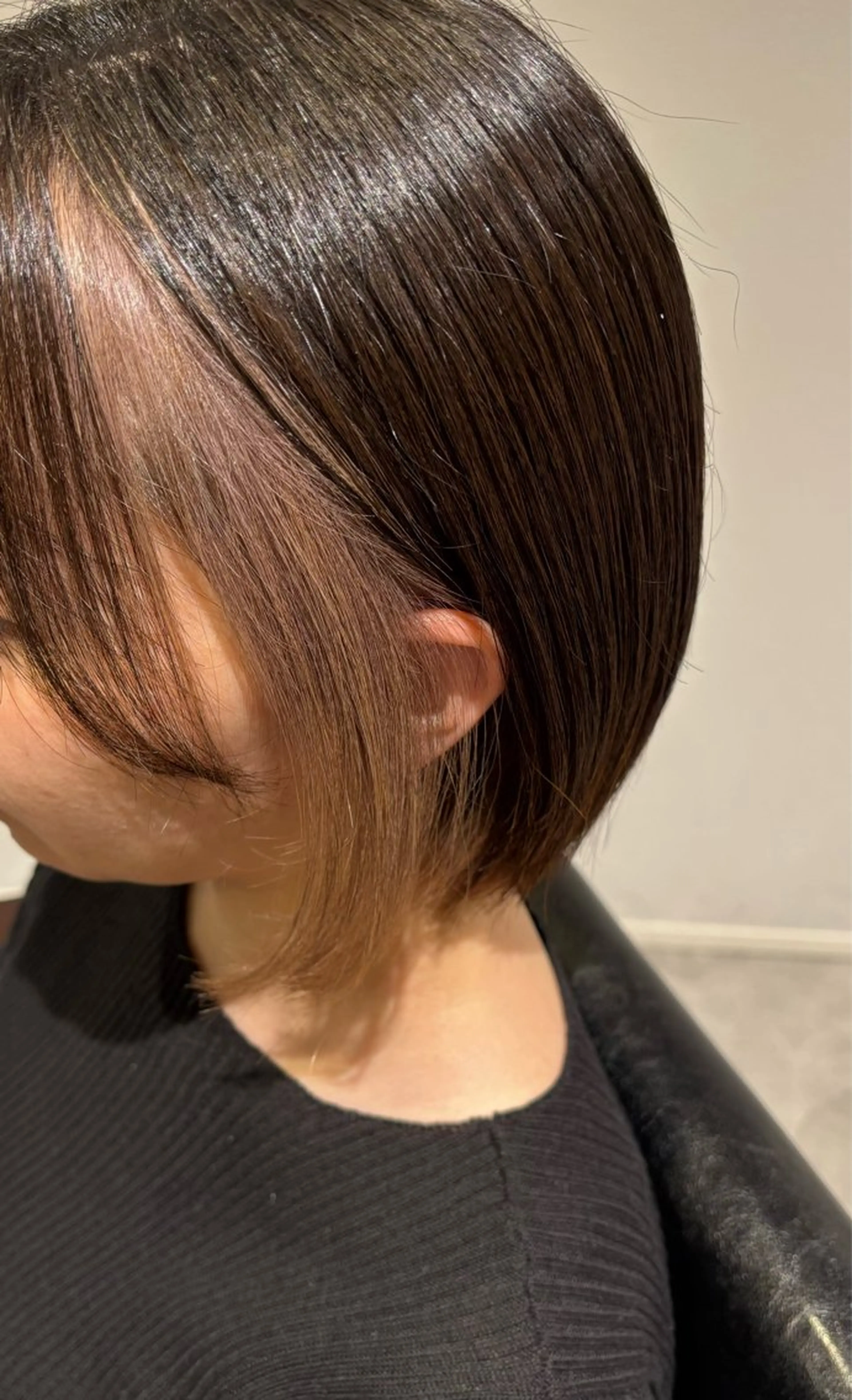 ミディアム ラベンダーベージュ ヘアカラー YURINO /ボブ ベージュ/ハイトーンのヘアスタイル