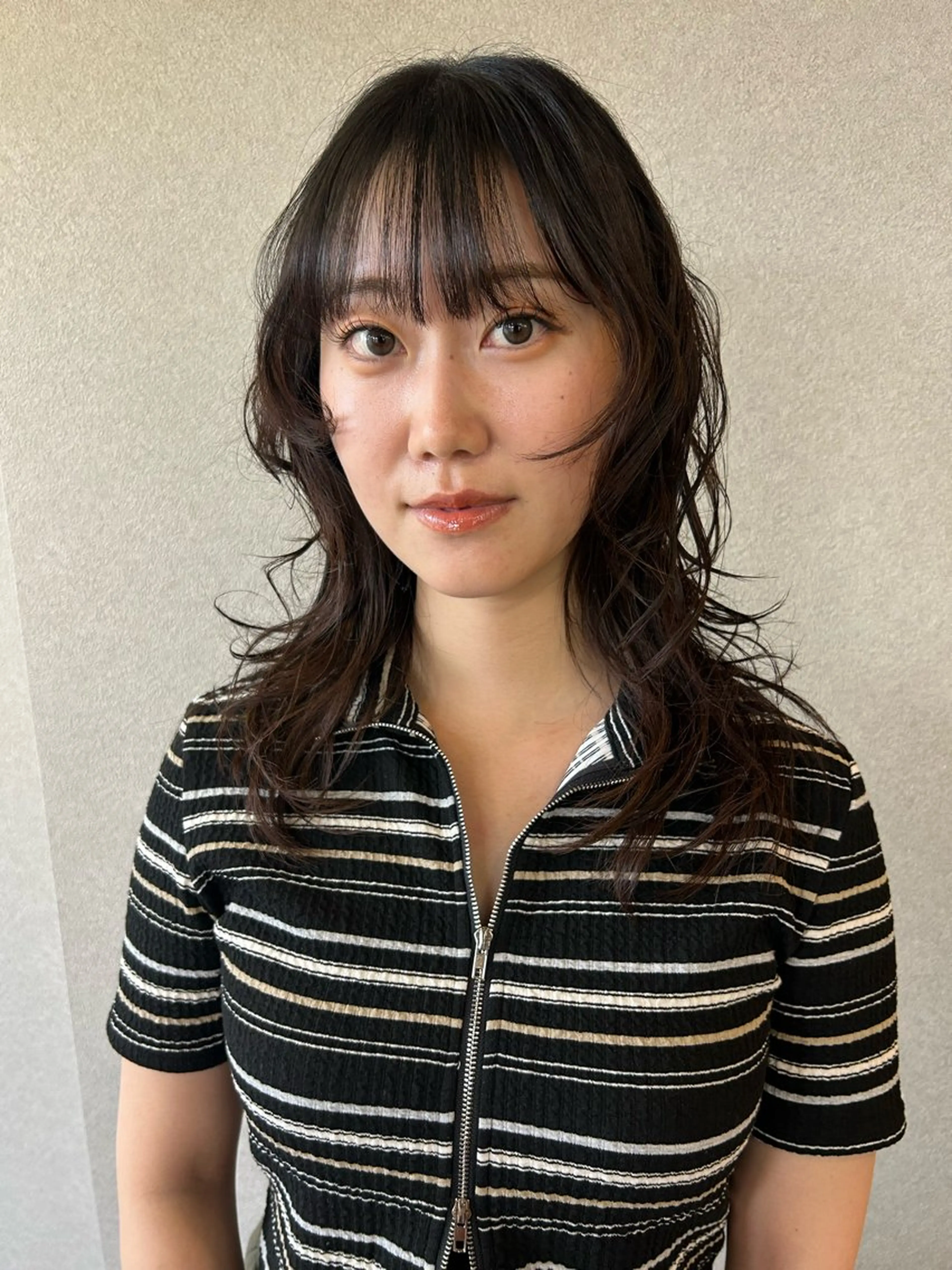 セミロング パーマ Fujii Naoのヘアスタイル