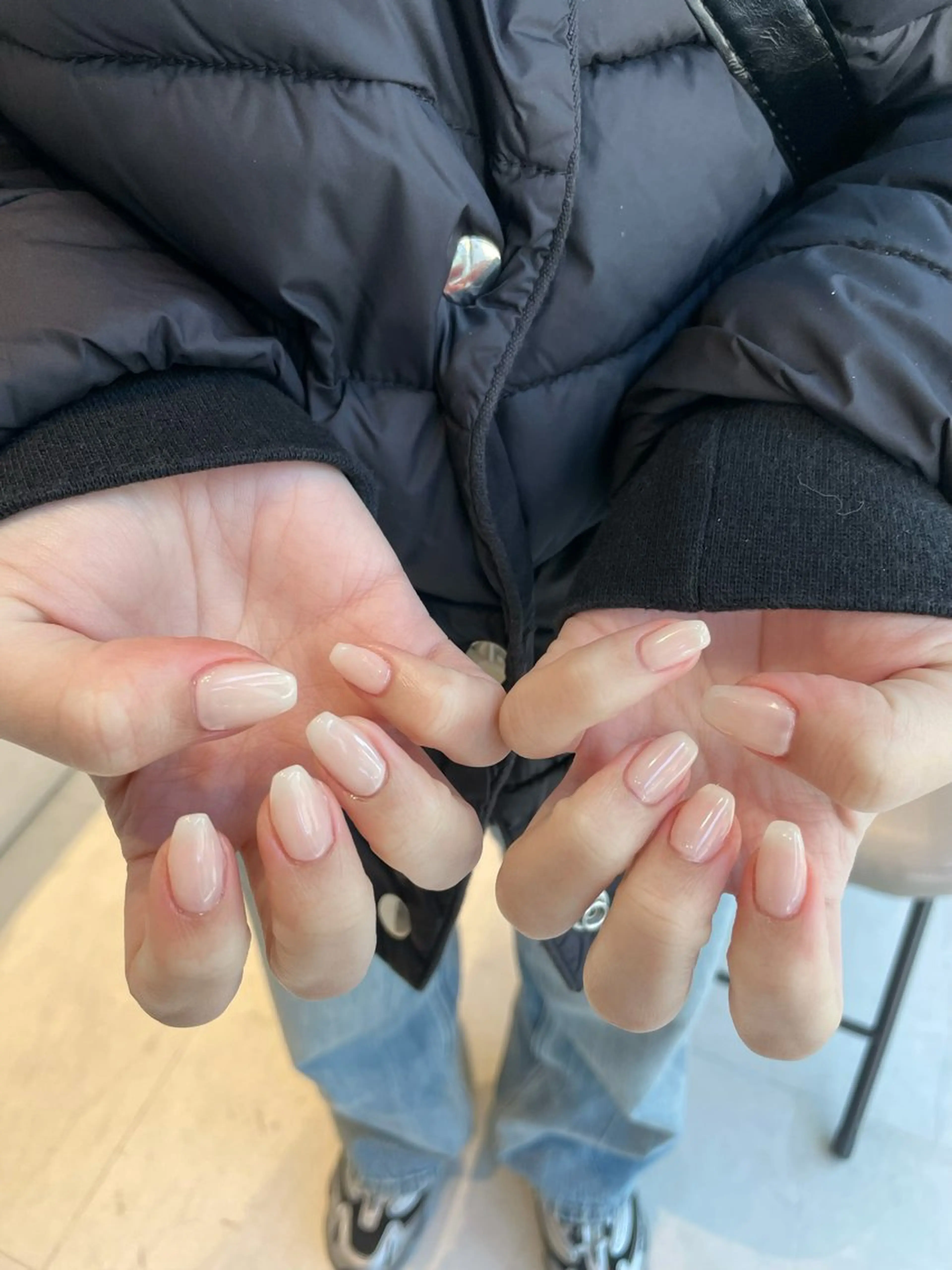 ネイル ワンカラーネイル plume. SAIKAのネイルデザイン