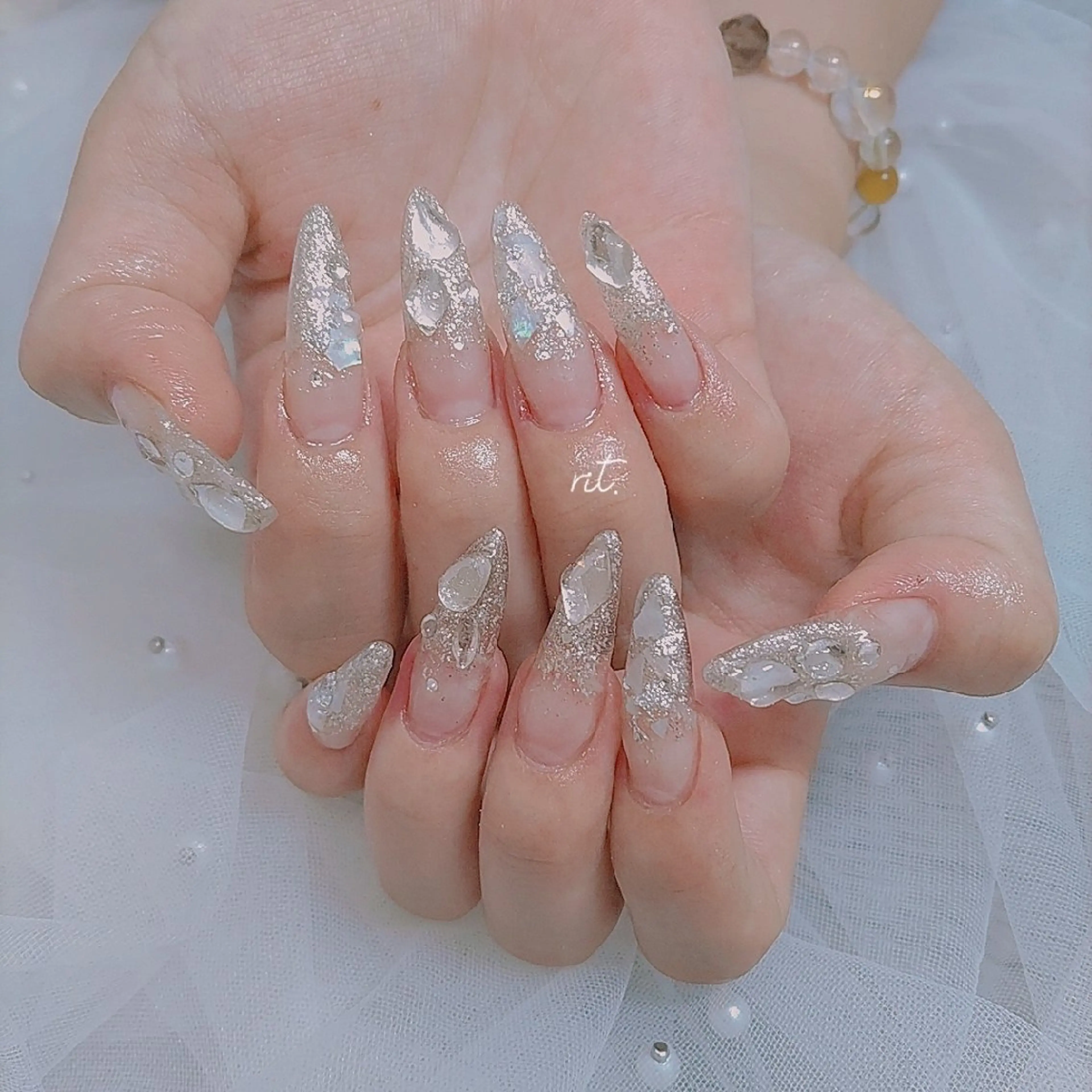 ネイル ロングネイル ハンドネイル rit. _リットのネイルデザイン