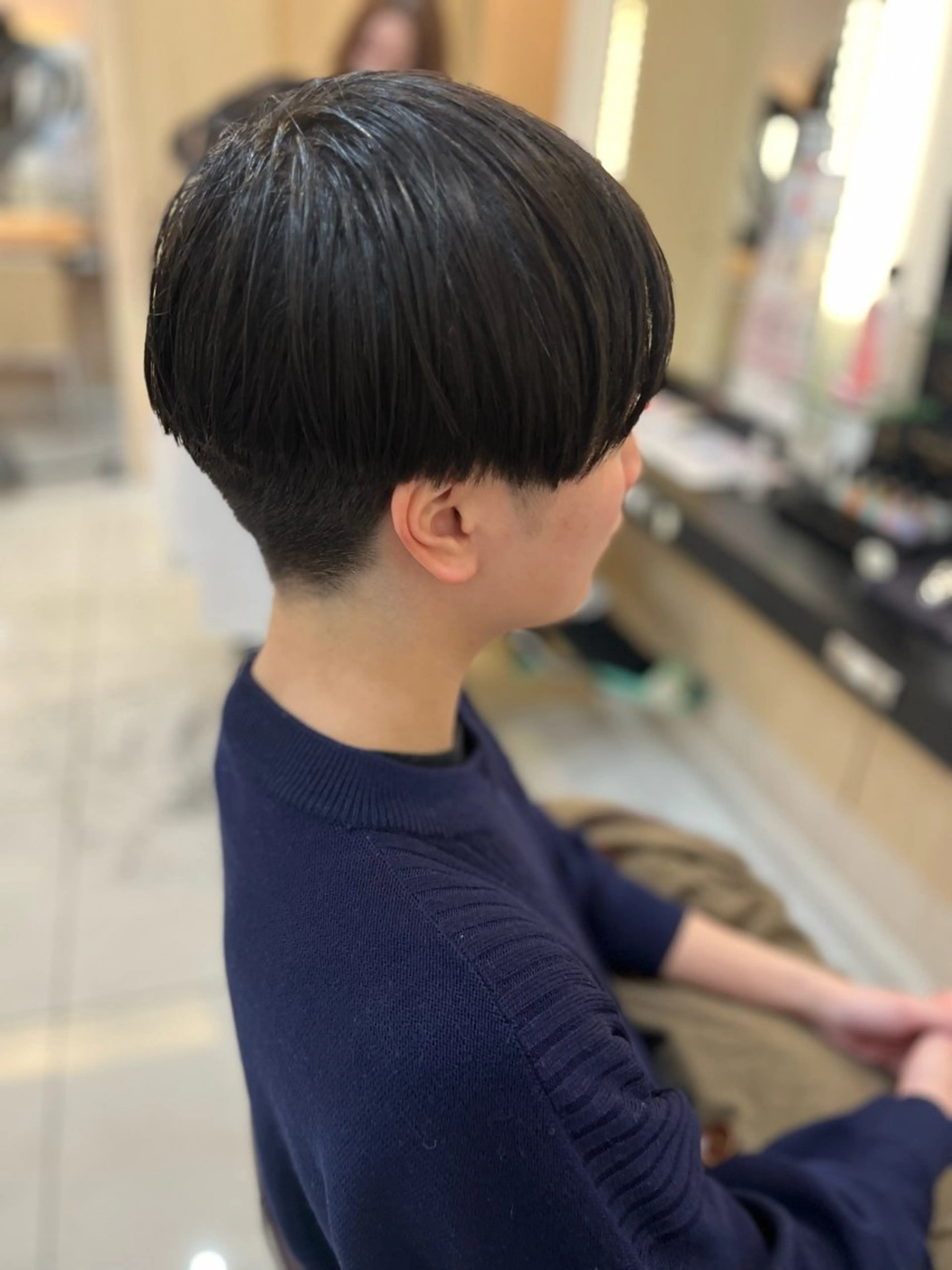 ミディアム メンズ カット トータルビューティー K:R鶴川のヘアスタイル