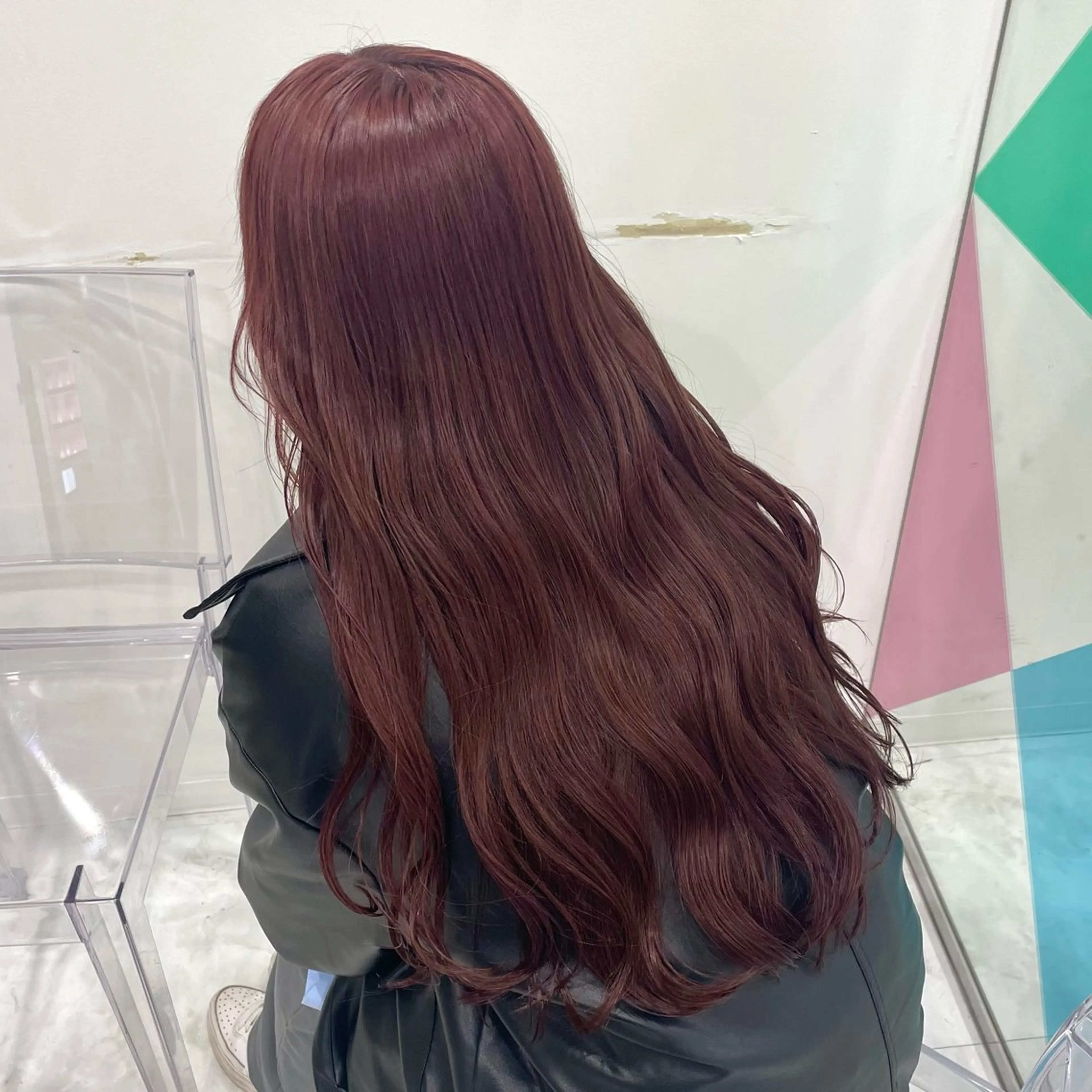 セミロング カラー 🎀🧁ダメージレス 艶髪カラー🧁🎀のヘアスタイル