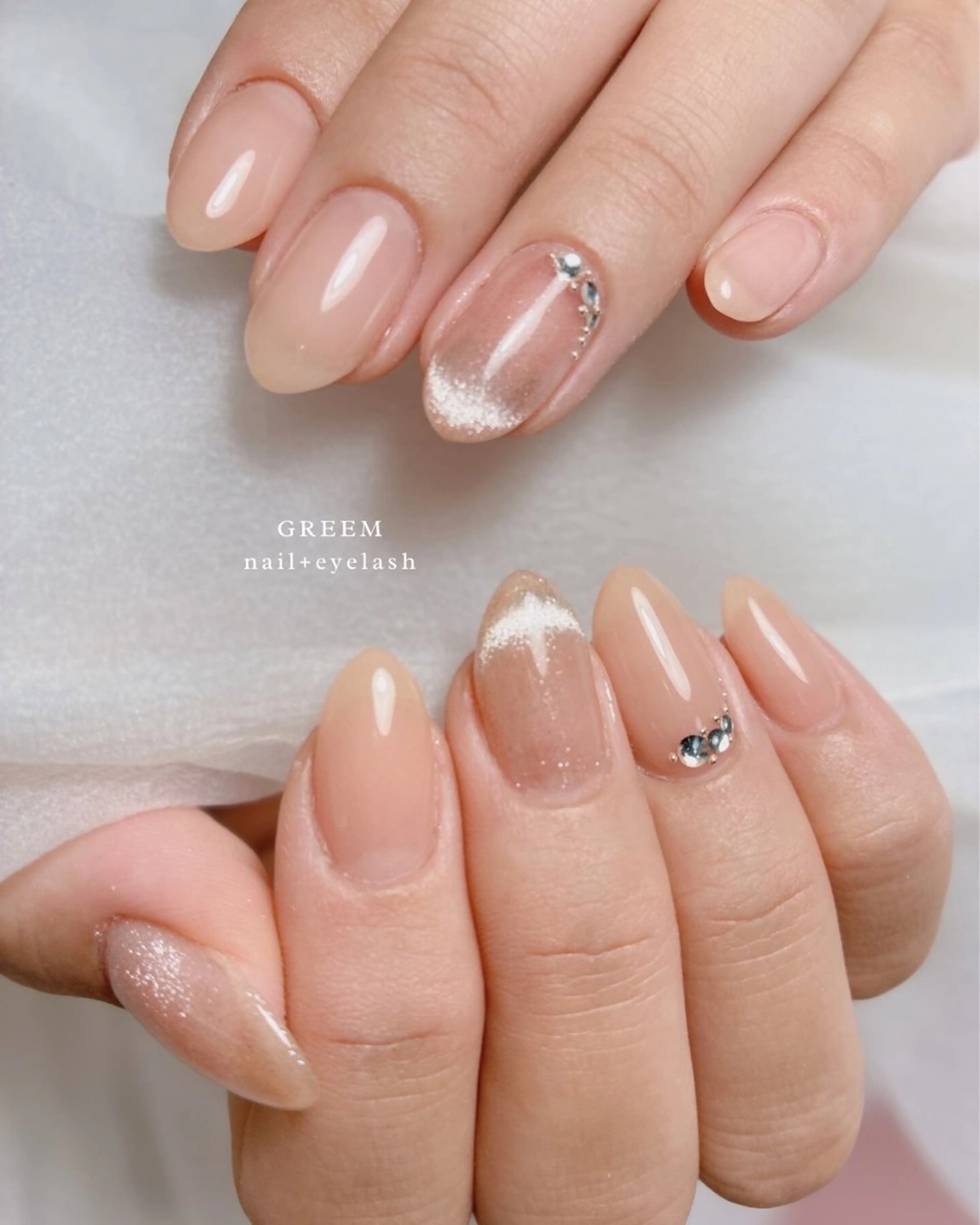 ネイル オフィスネイル シンプルネイル GREEM グリームのネイルデザイン