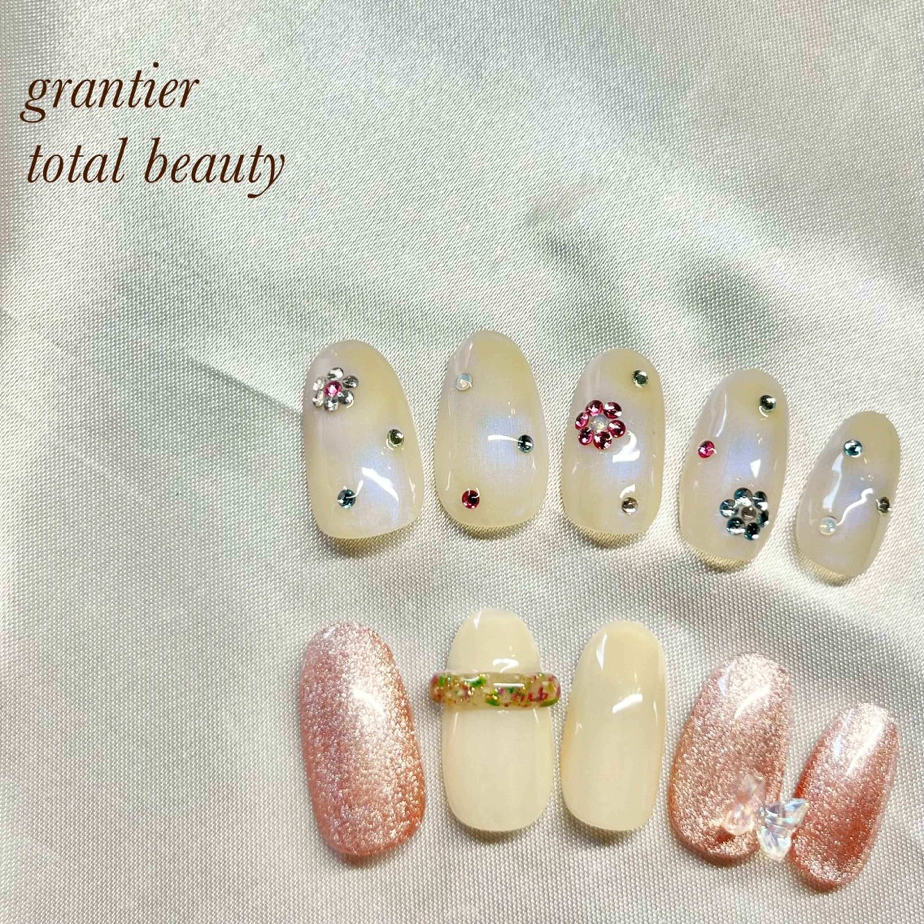 ネイル 春ネイル ハンドネイル grantier beautyのネイルデザイン