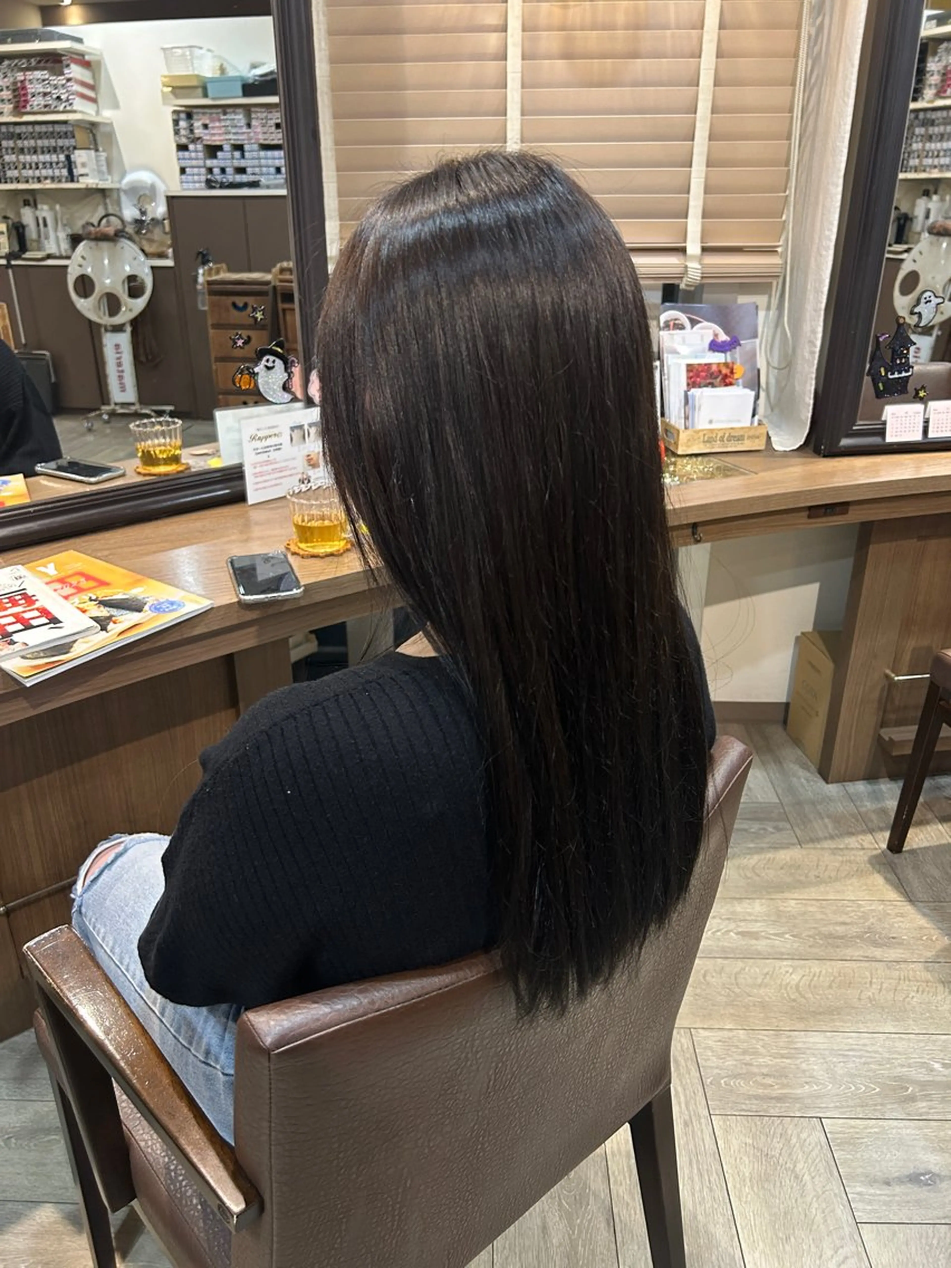 ロング ヘアカラー トリートメント ヘッドスパ enn 髪質改善🩷 曽根依咲のヘアスタイル
