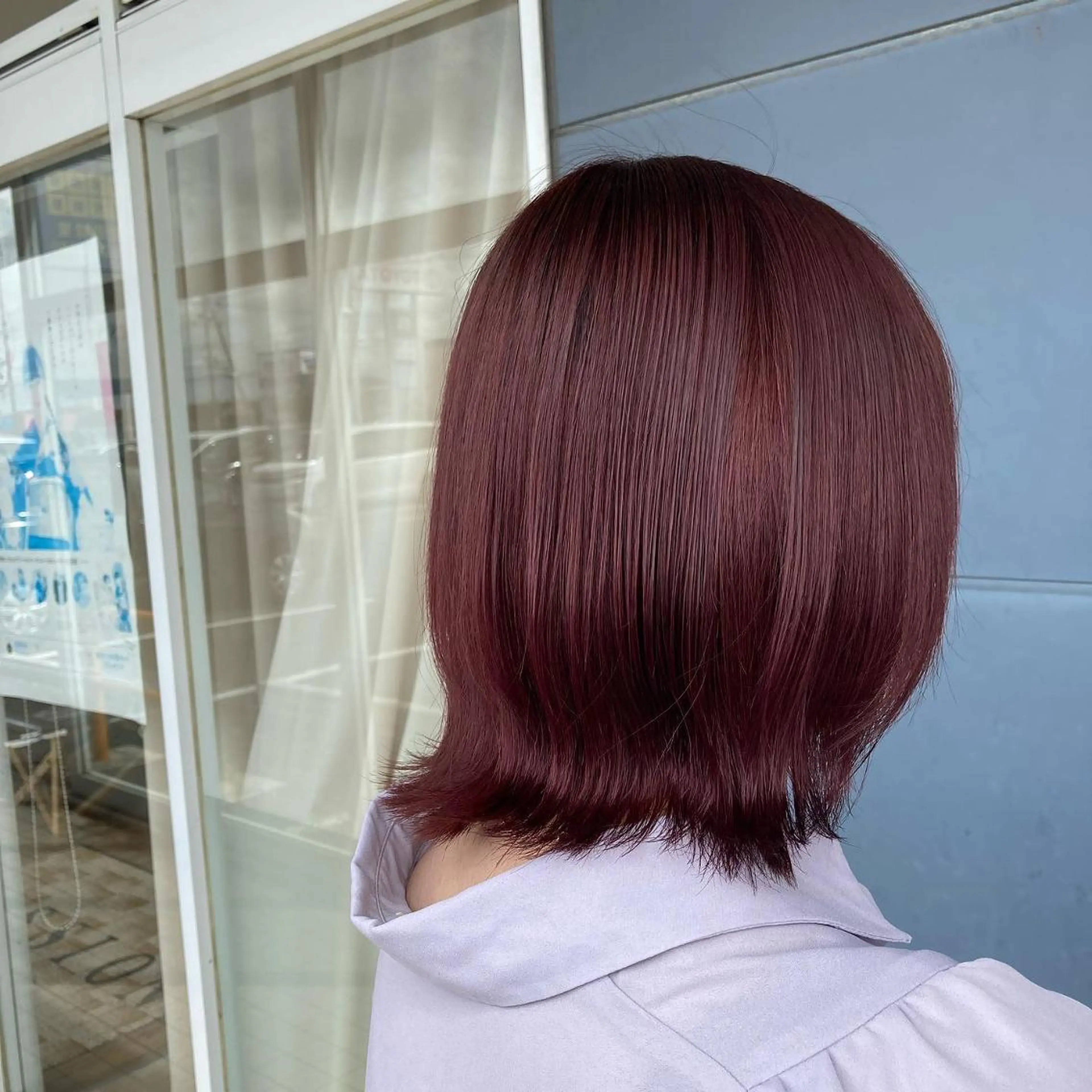 カラー ブリーチ ピンクカラー 髪質改善/透明感 カラー/内藤有須加のヘアスタイル