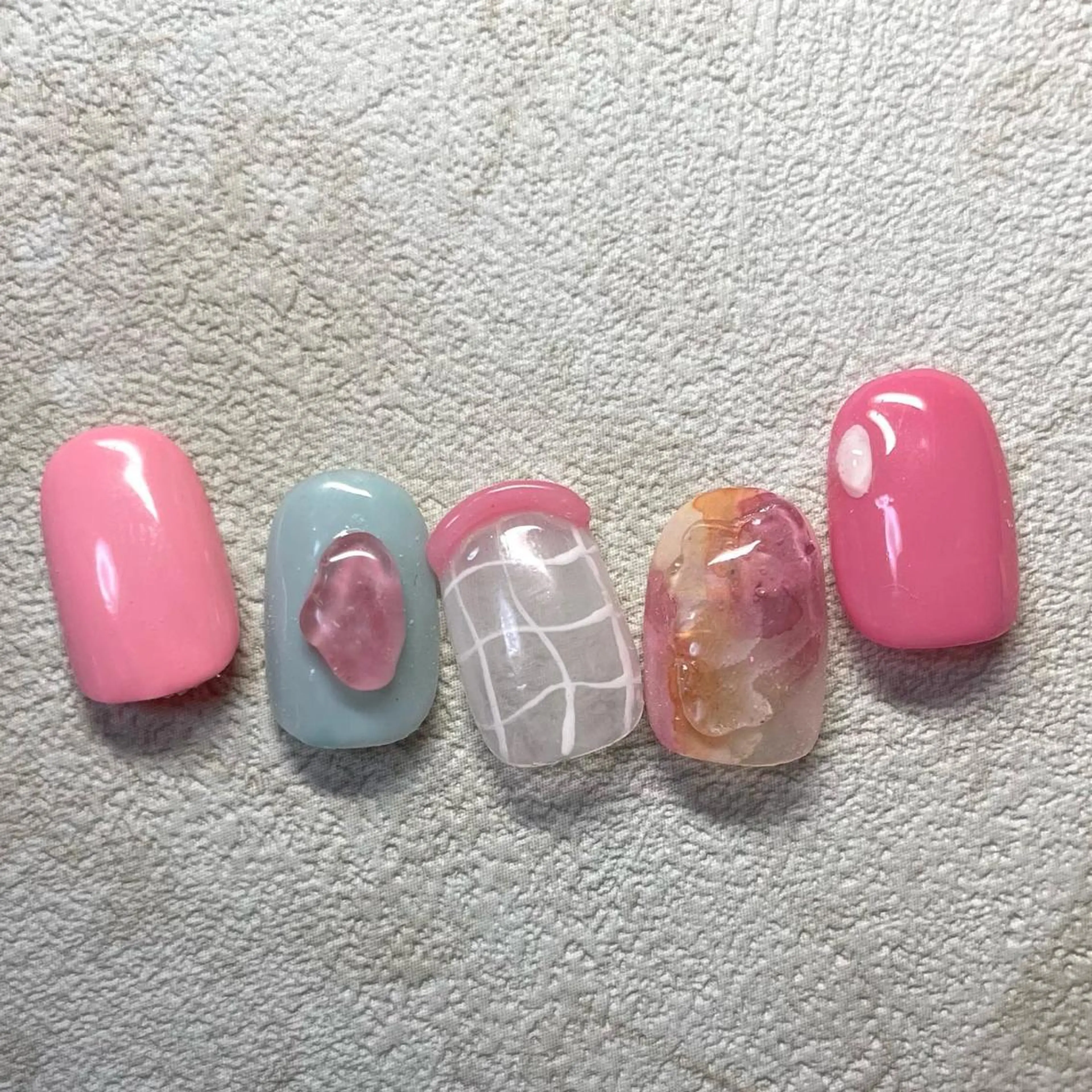 ネイル マグネットネイル ミラーネイル ワンカラーネイル ハンドネイル M Nailのネイルデザイン