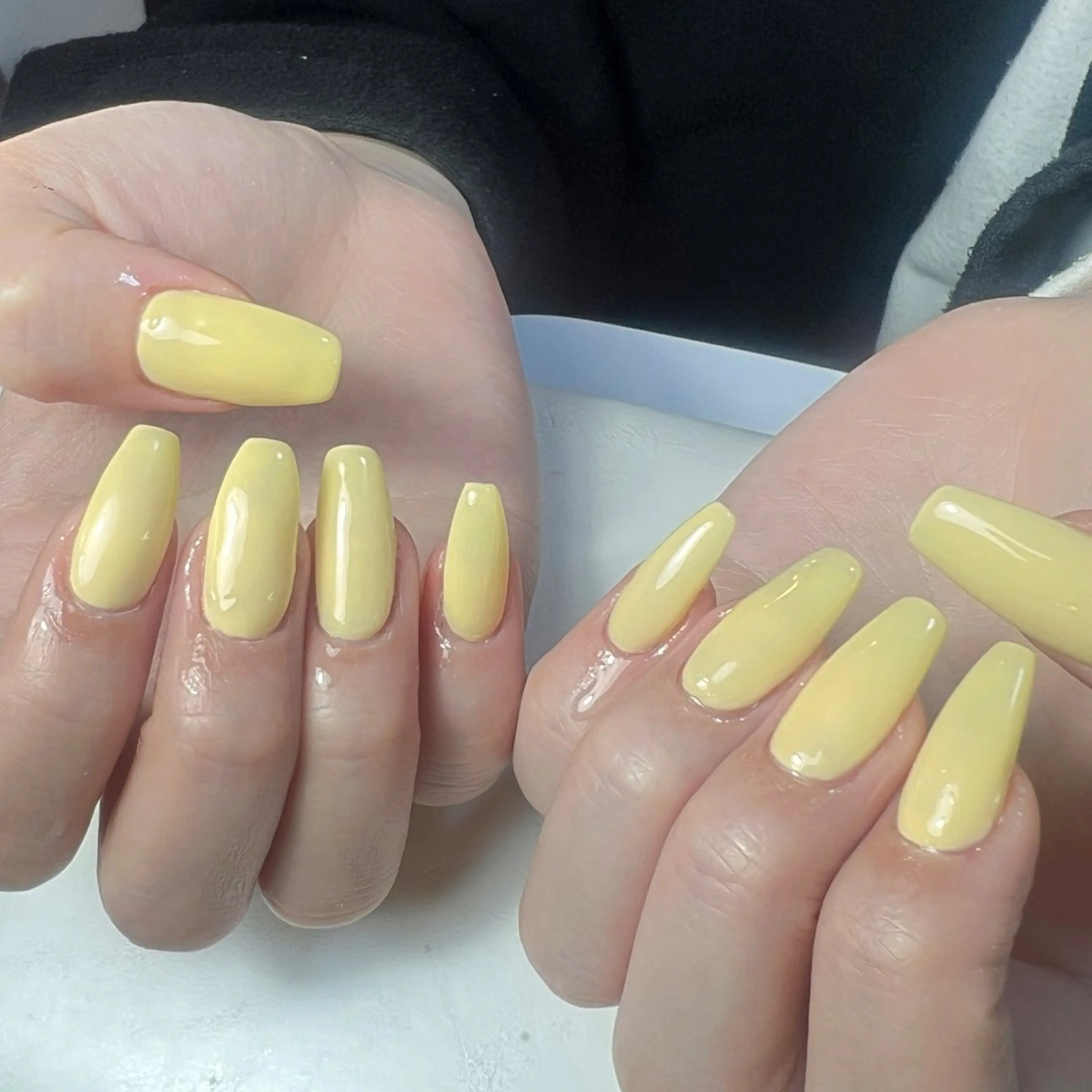 チップ長さ出しワンカラー(マグネット/グラデーション/チーク/ミラー・オーロラネイルに変更+500円)の写真