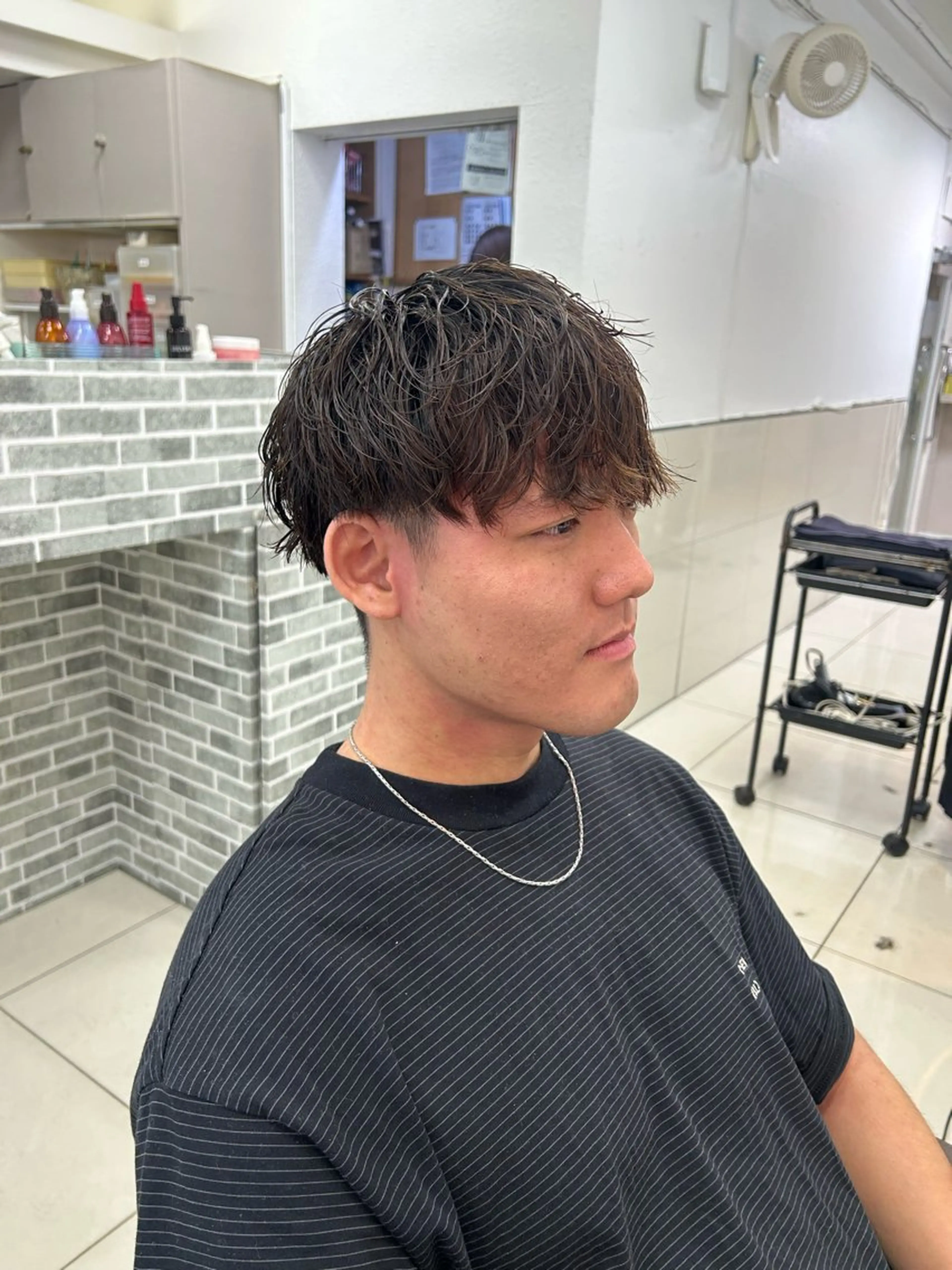 ショート パーマ メンズ マッシュ 刈り上げ ショートヘア 【メンズ大得意🔥】 ＭＡＳＡＫＩのヘアスタイル