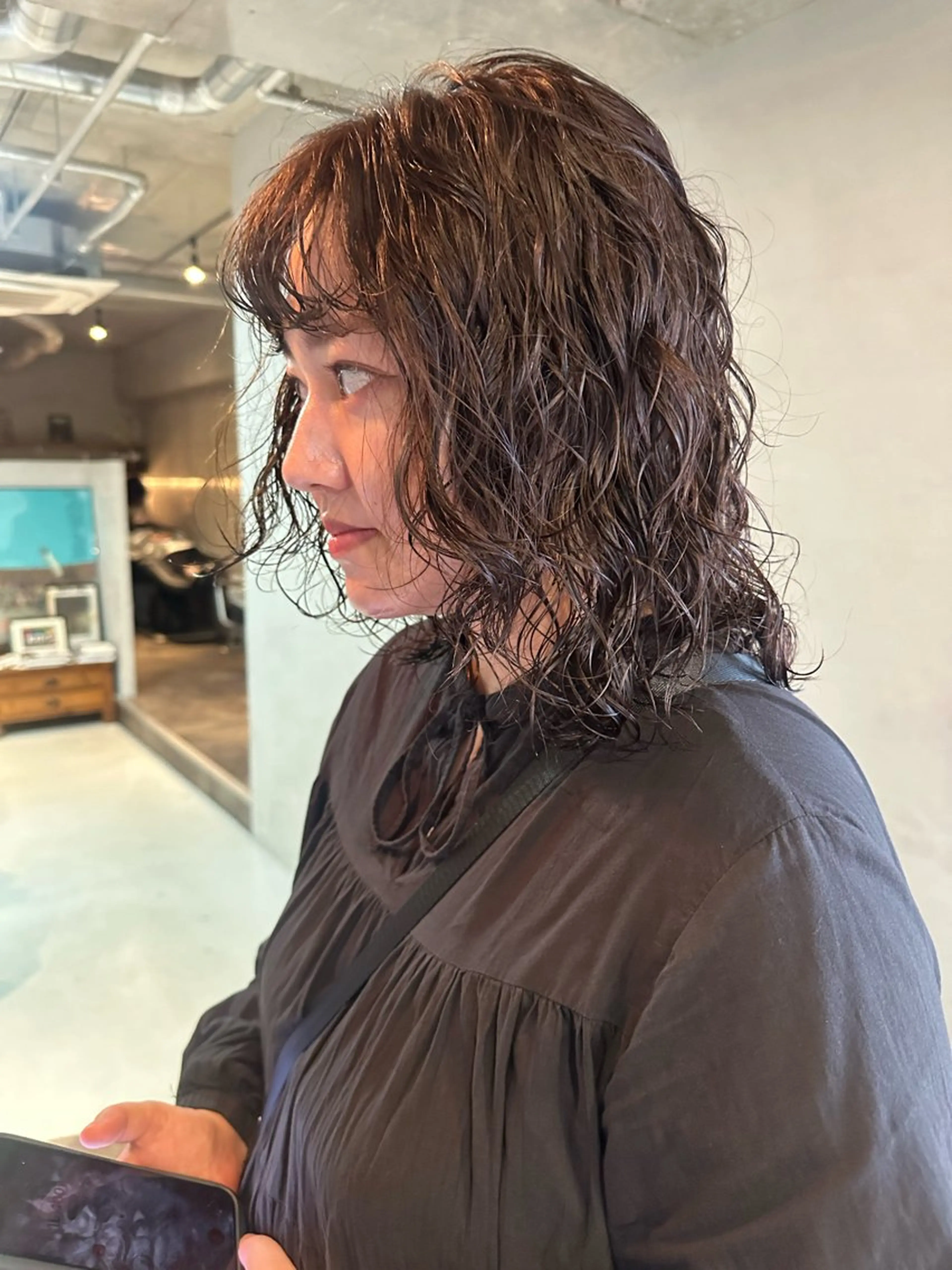 ミディアム カラー パーマ カット ヘアカラー パーマ トリートメント 斎藤祐樹 /レイヤー/パーマのヘアスタイル