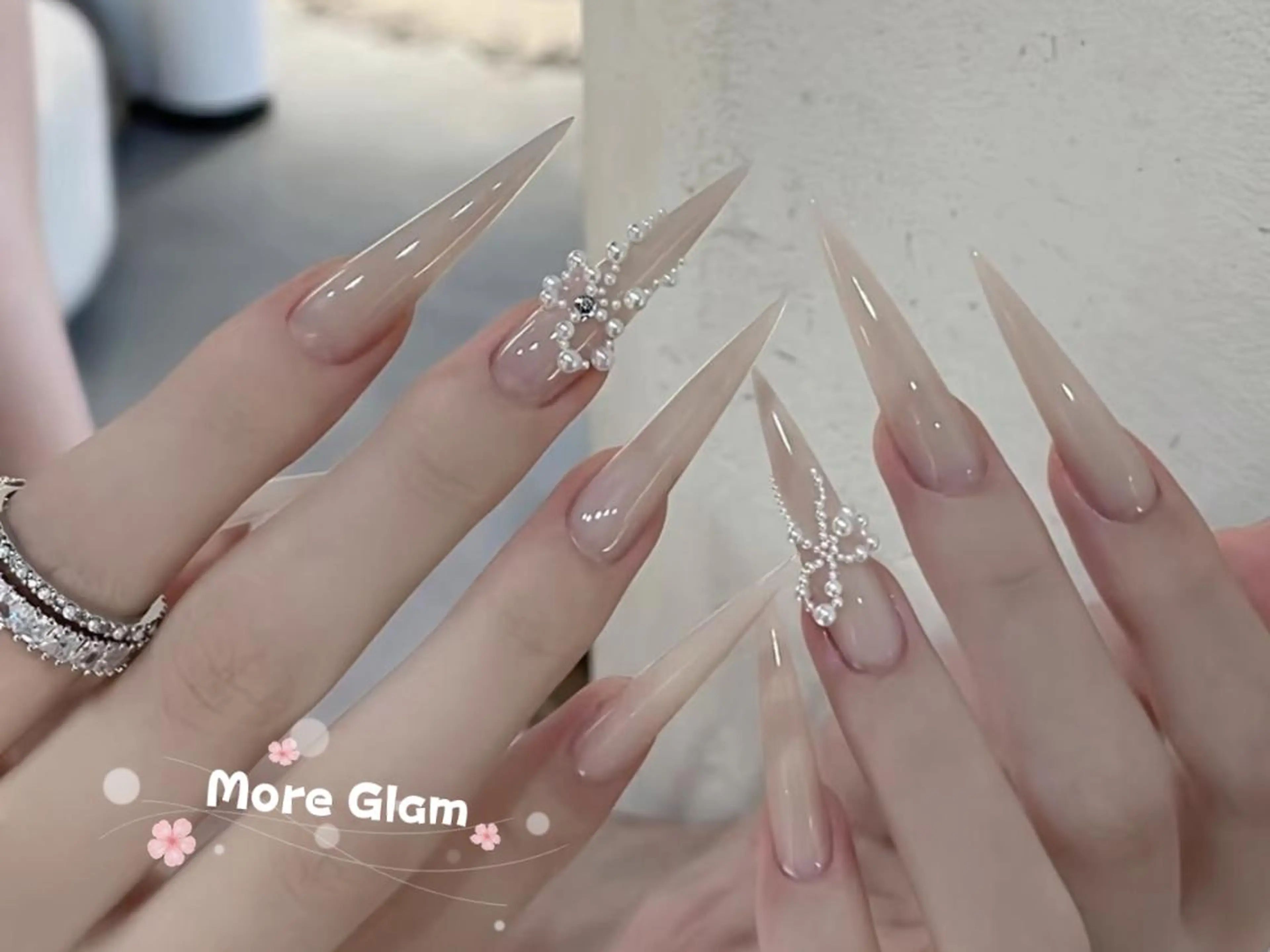 ネイル 韓国ネイル オフィスネイル ネイルチップ More Glam 池袋東口店のネイルデザイン