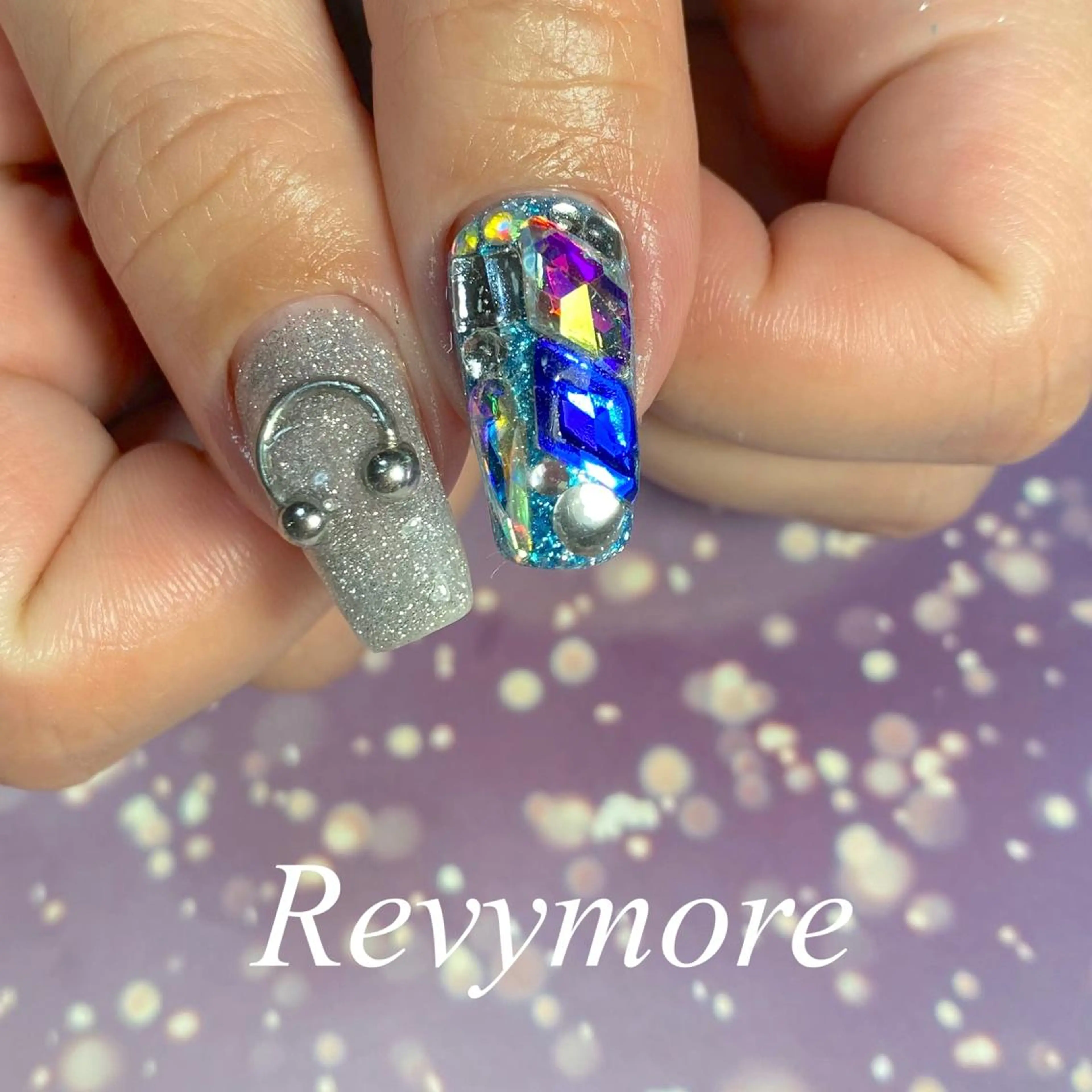 ミディアム 韓国風ヘア クリスマス nail salon Revymore所属・nail salon Revymoreのネイルデザイン