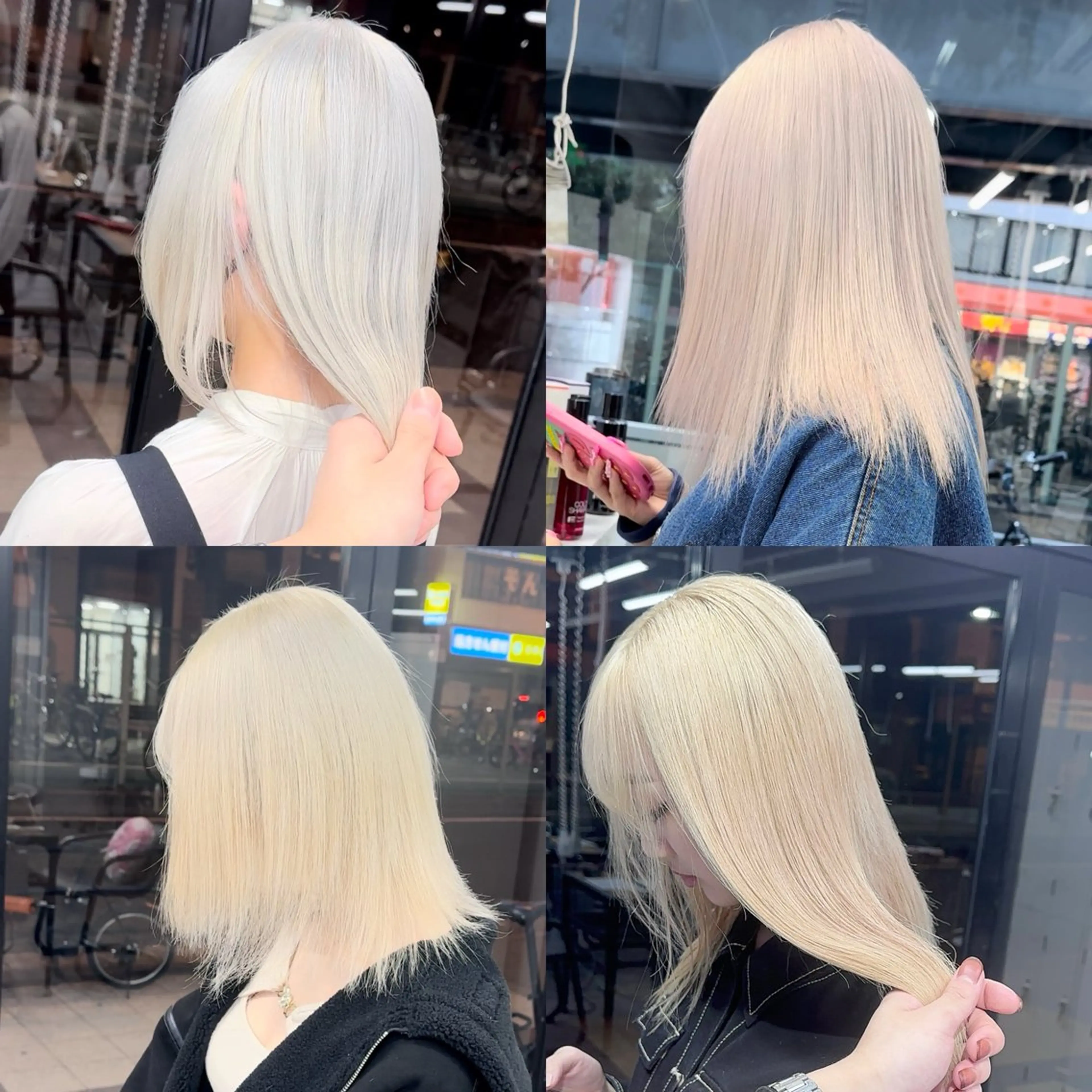 🩵一気に明るくトリプルブリーチカラー(ブリーチ2回＋カラー)の写真