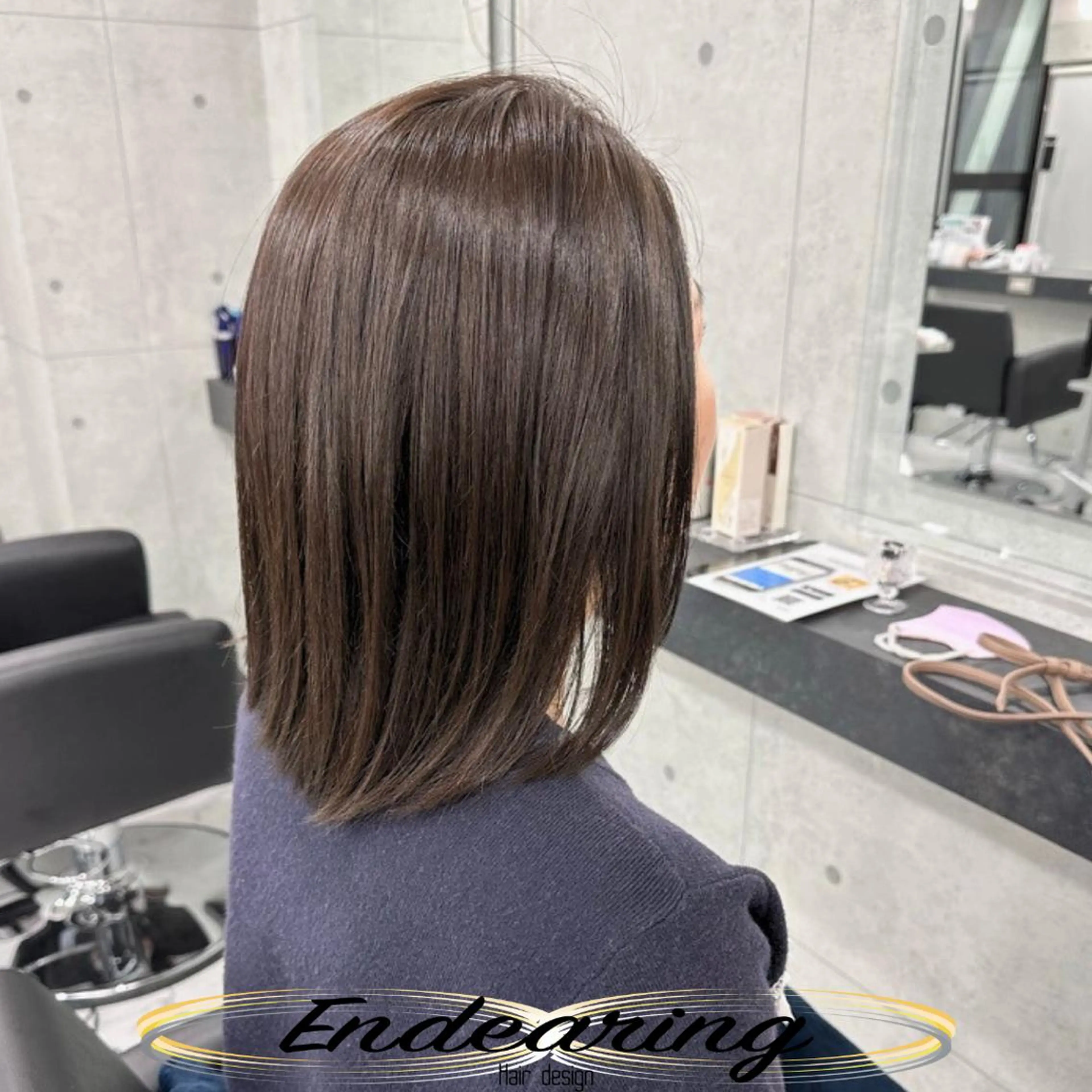ミディアム カット ヘアカラー Endearing 銀座/YOKOのヘアスタイル