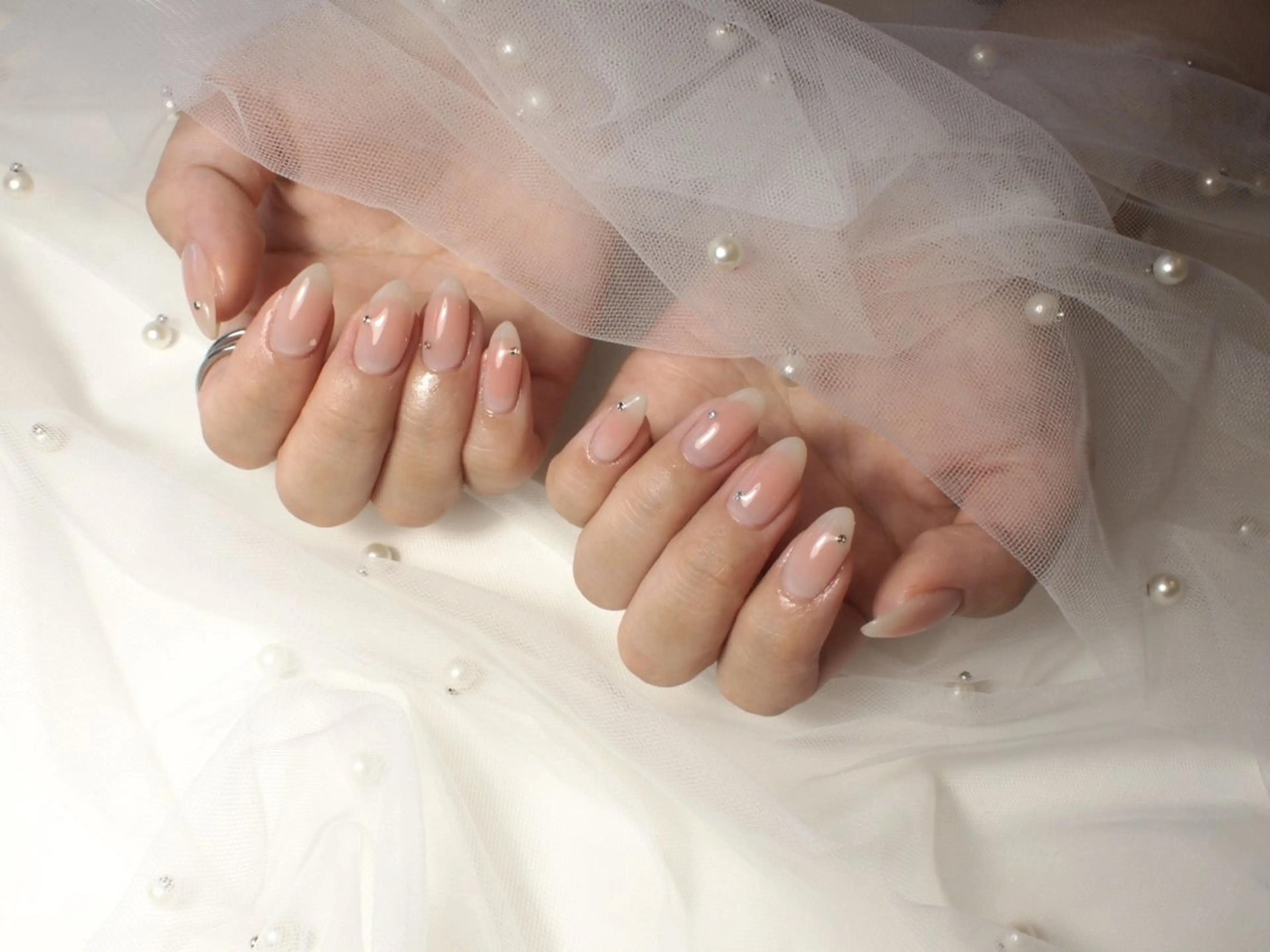 ネイル チークネイル ハンドネイル 【ＯＲＧＡＮ】 nailのネイルデザイン