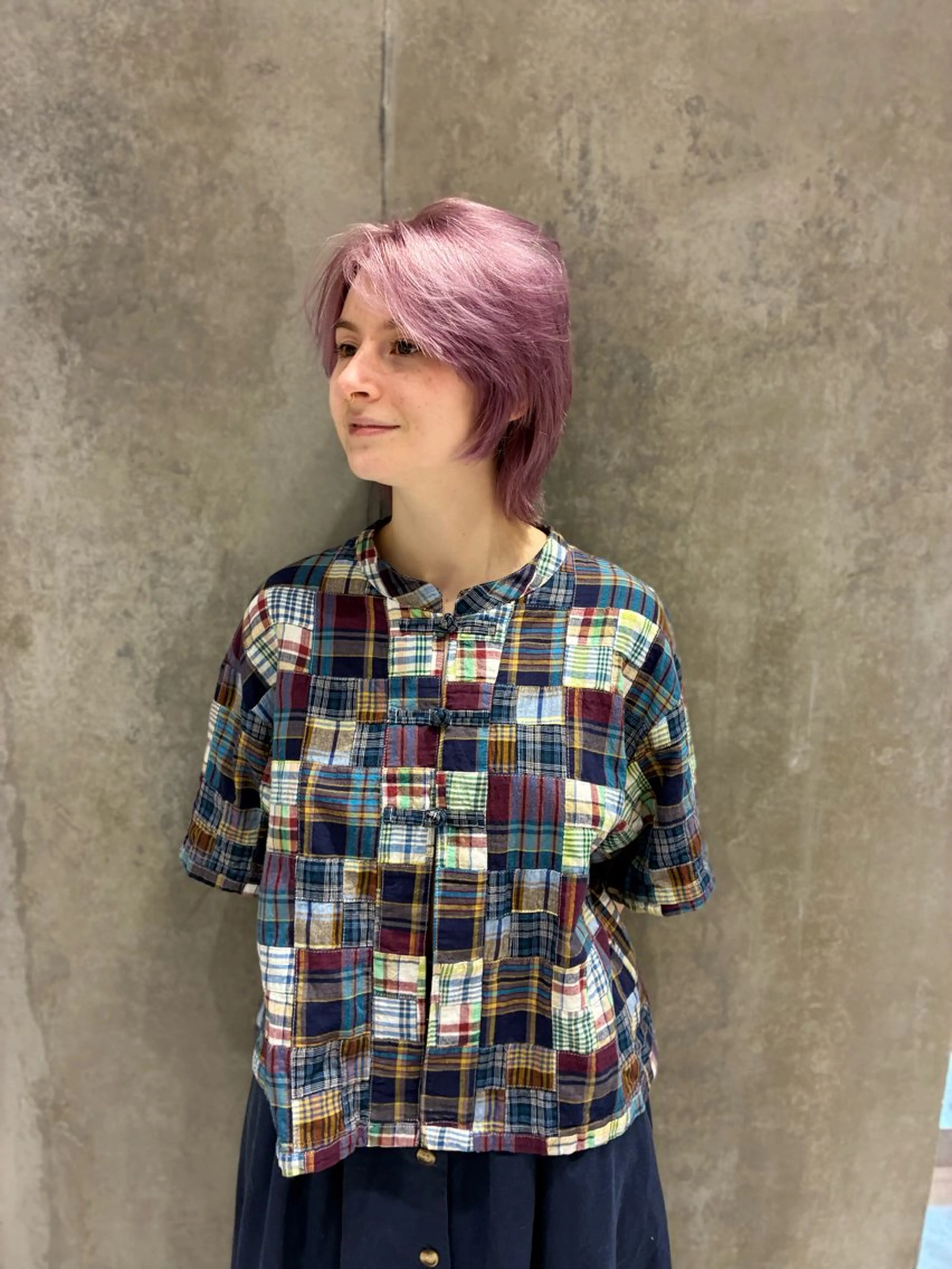 ショート カラー カット ヘアカラー トリートメント 篠江 廉のヘアスタイル