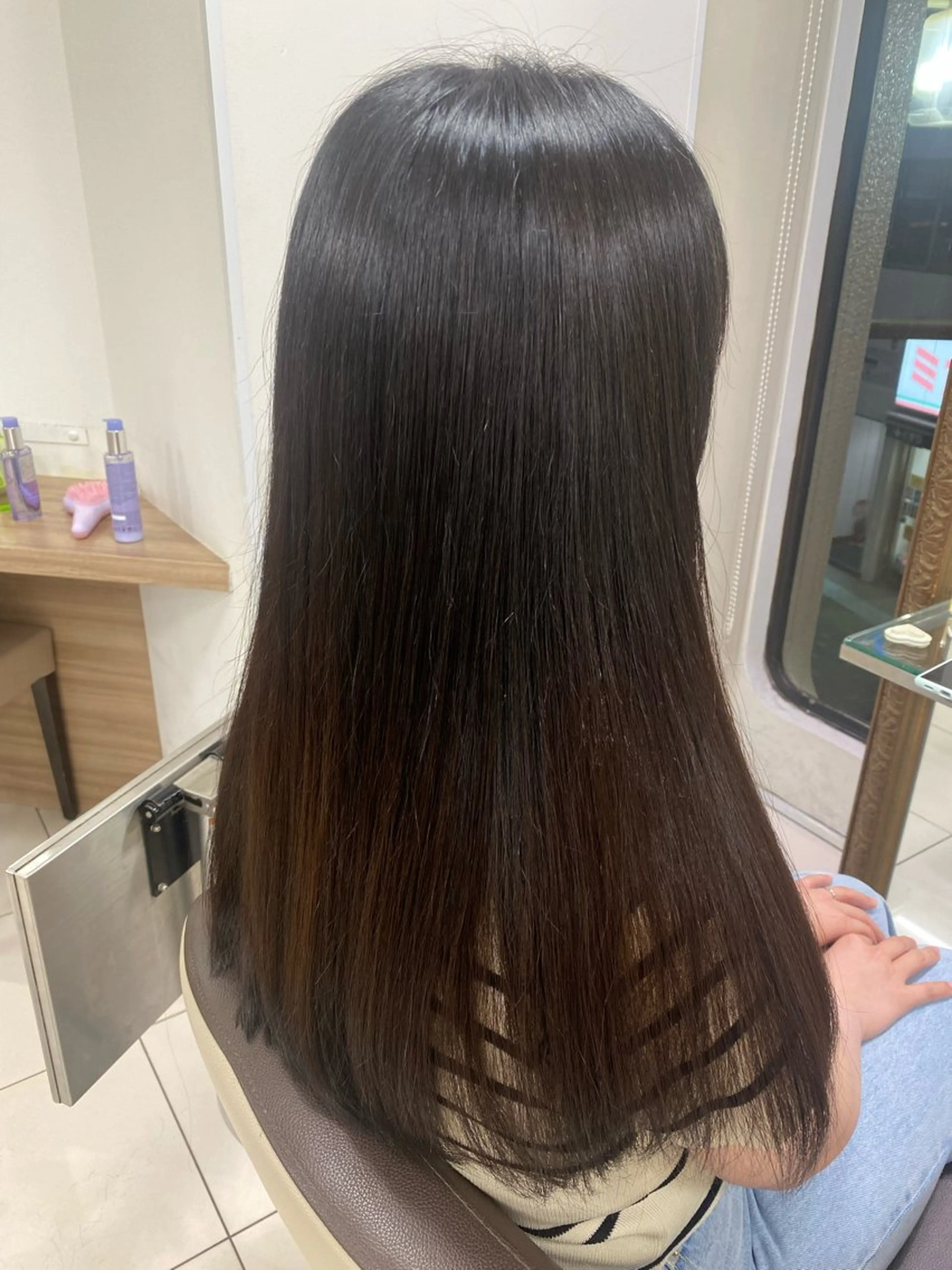 ロング 縮毛矯正 トリートメント ✨圧倒的ツヤ髪✨ 小野あすかのヘアスタイル