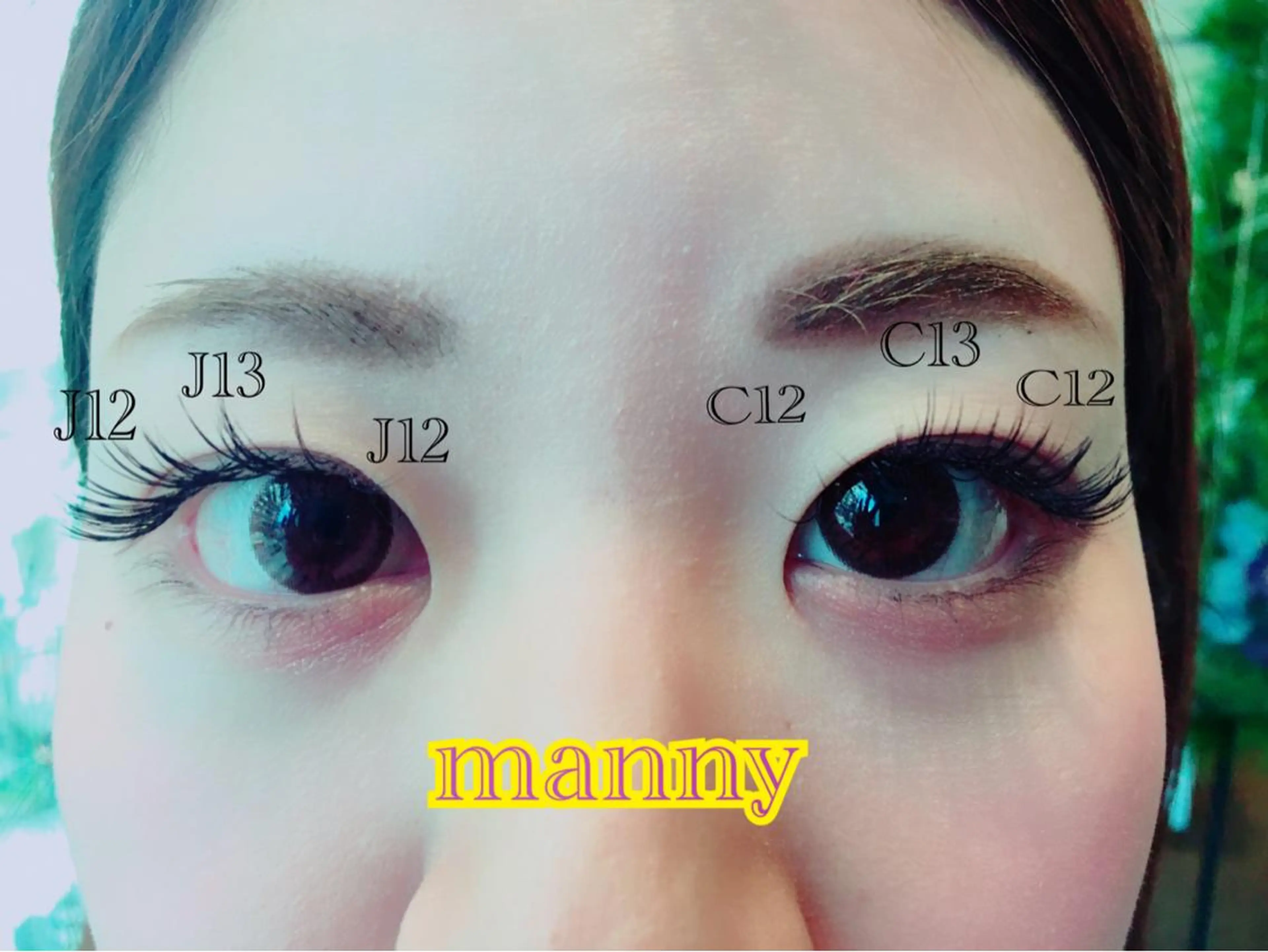 マツエク・マツパ manny eyelashのマツエク・マツパデザイン