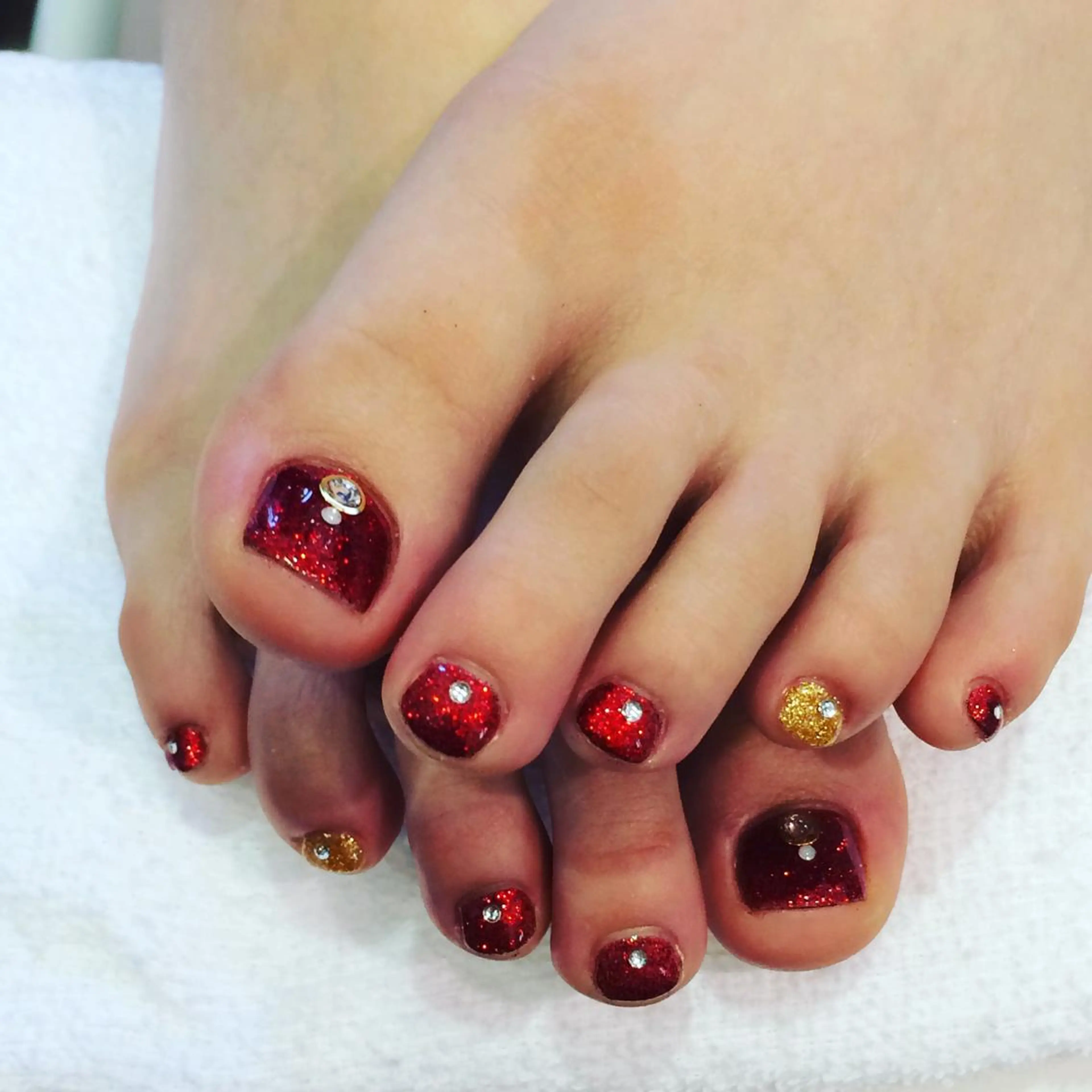 ネイル フットネイル M nail はやまうららのネイルデザイン