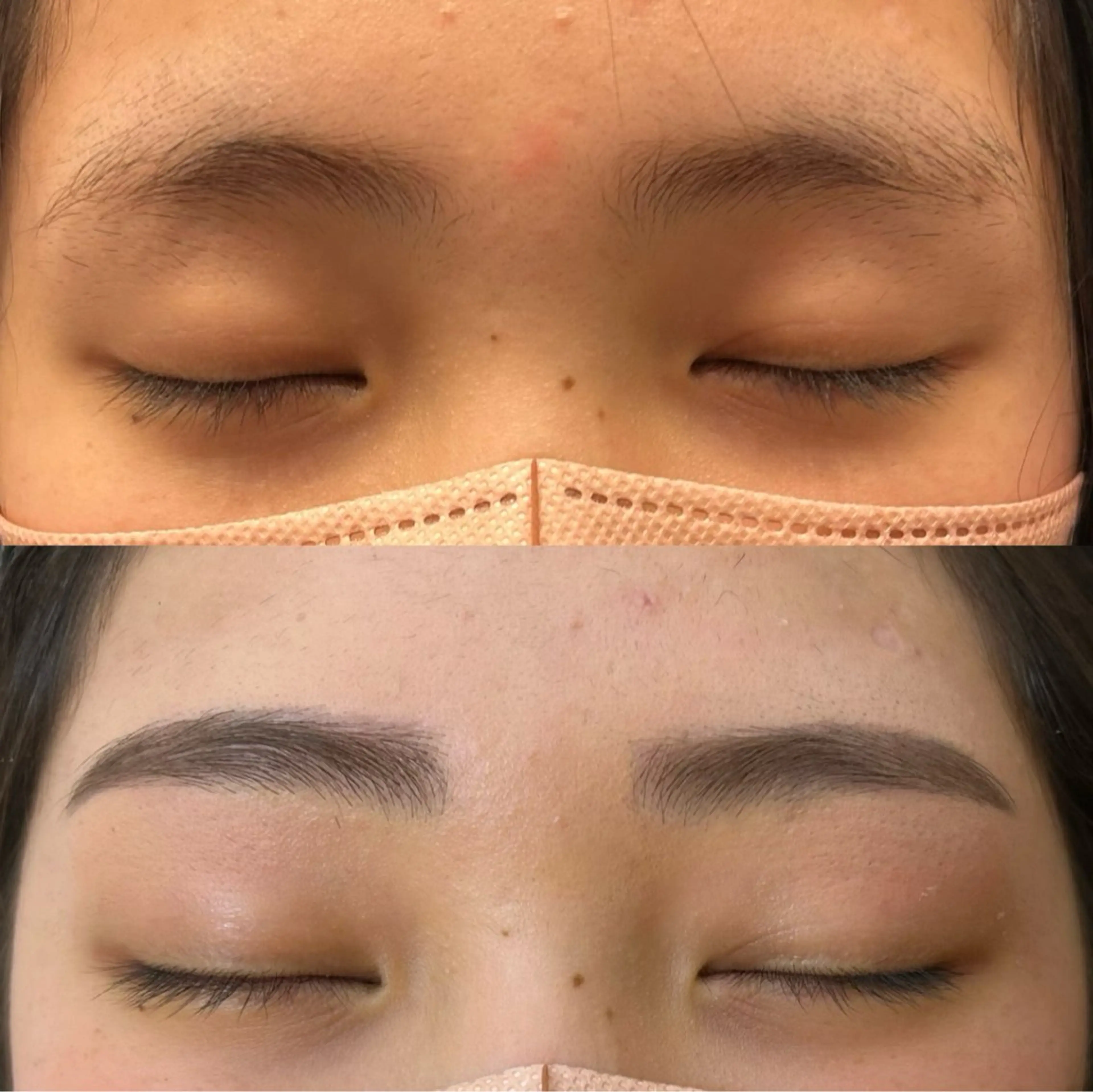 アイブロウ 眉毛ワックス脱毛 M.maison YUINAのマツエク・マツパデザイン