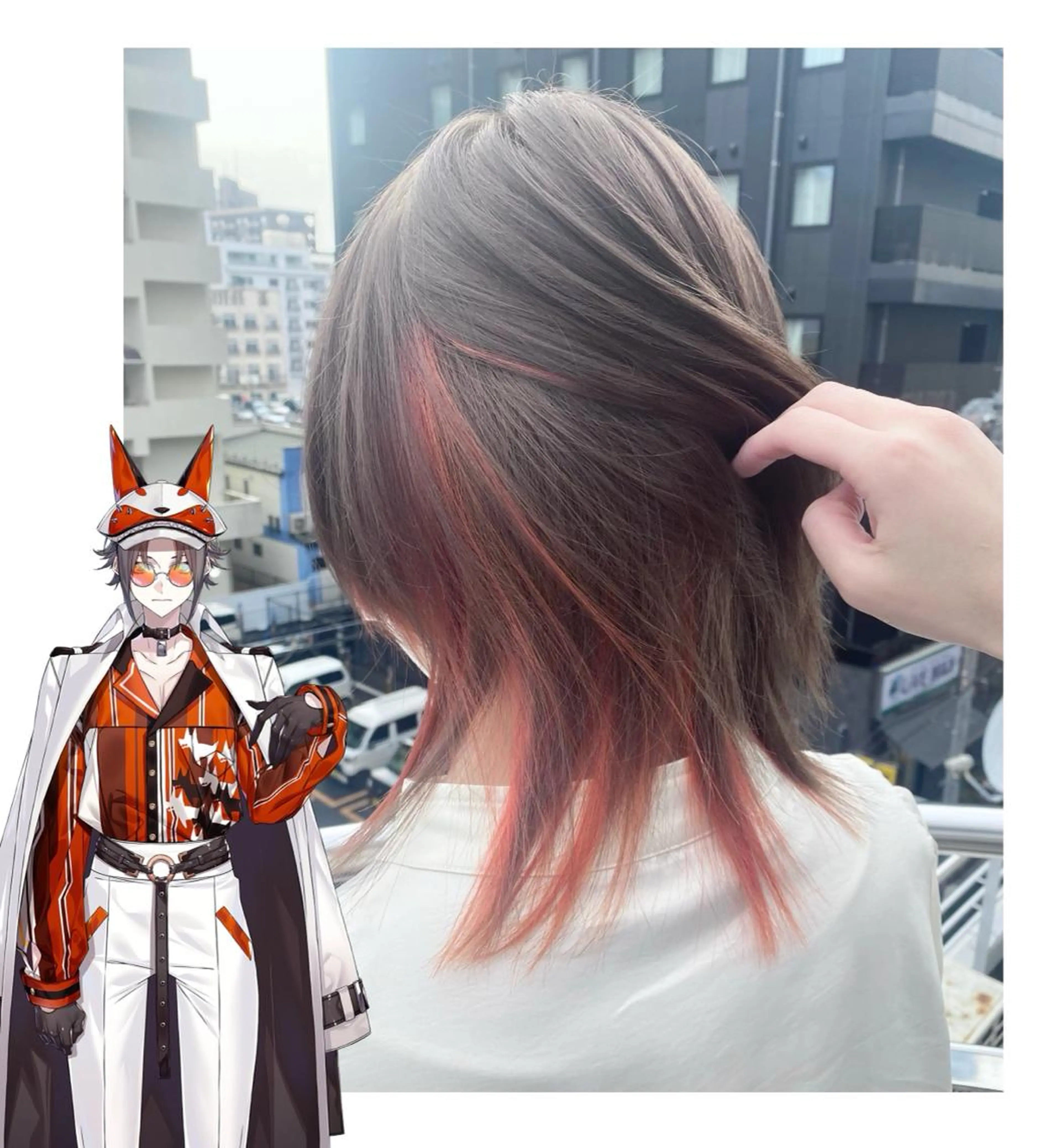 ショート カラー TSUNO🦖 派手髪/オタク美容師のヘアスタイル