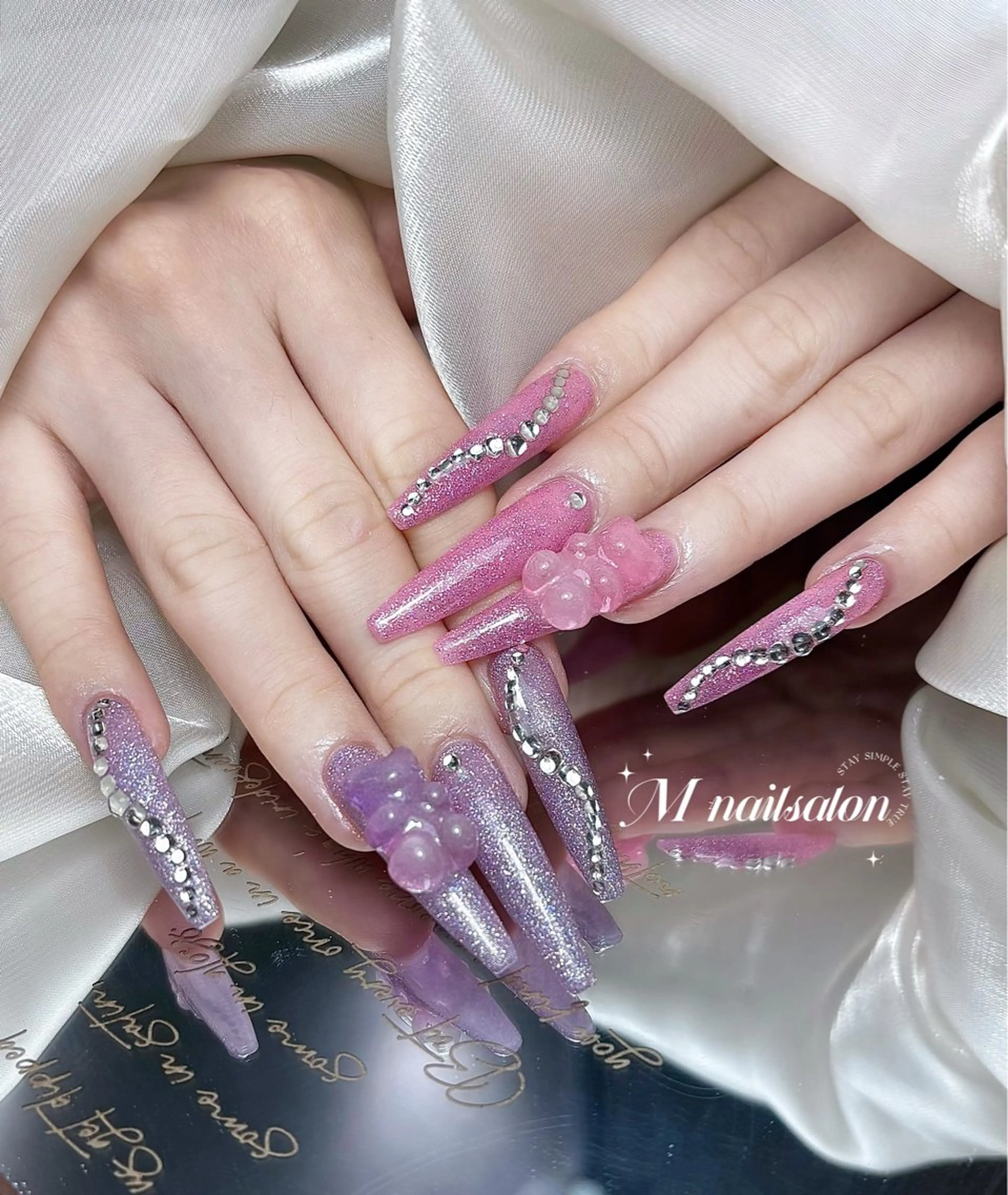 ネイル M🌷nail 長さだし専門店のネイルデザイン