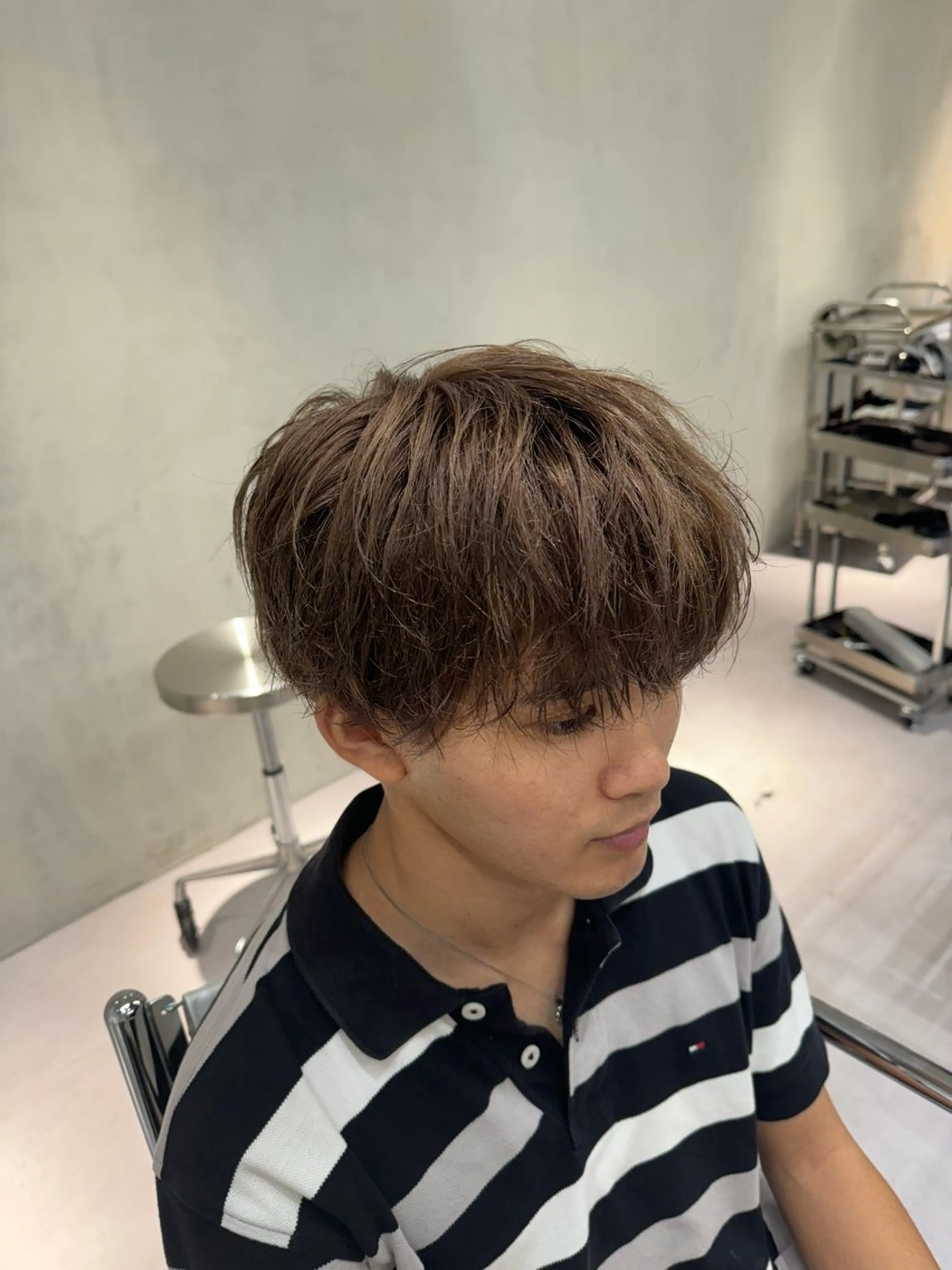 カラー メンズ ベージュカラー ブラウンカラー ブラウンベージュ 透明感カラー ヘアカラー ブリーチ/パーマ特化 片平和寿のヘアスタイル