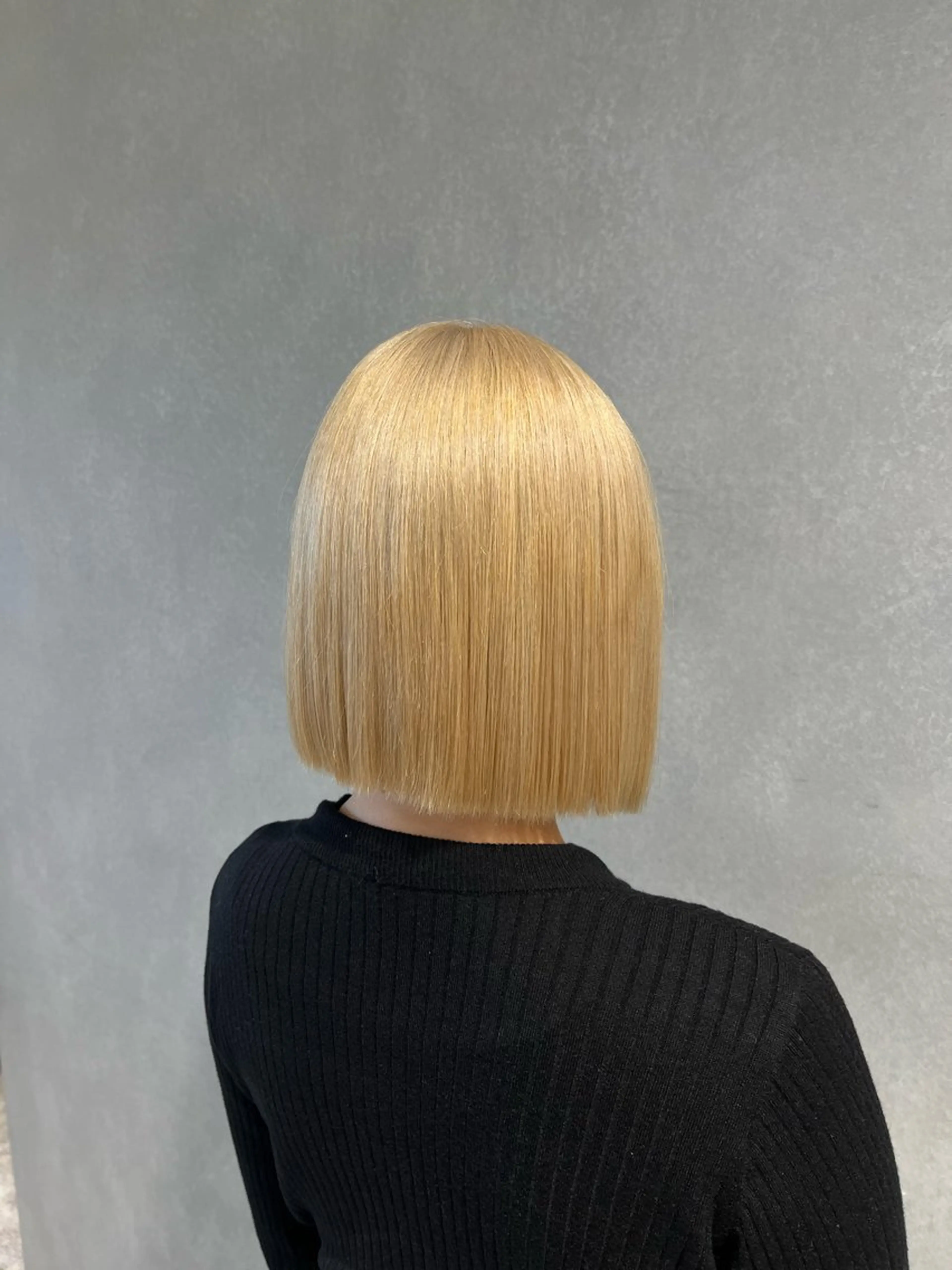 ショート カラー ブロンド ハイトーンカラー ボブ カット ヘアカラー YURA【髪質改善 /韓国レイヤー】のヘアスタイル