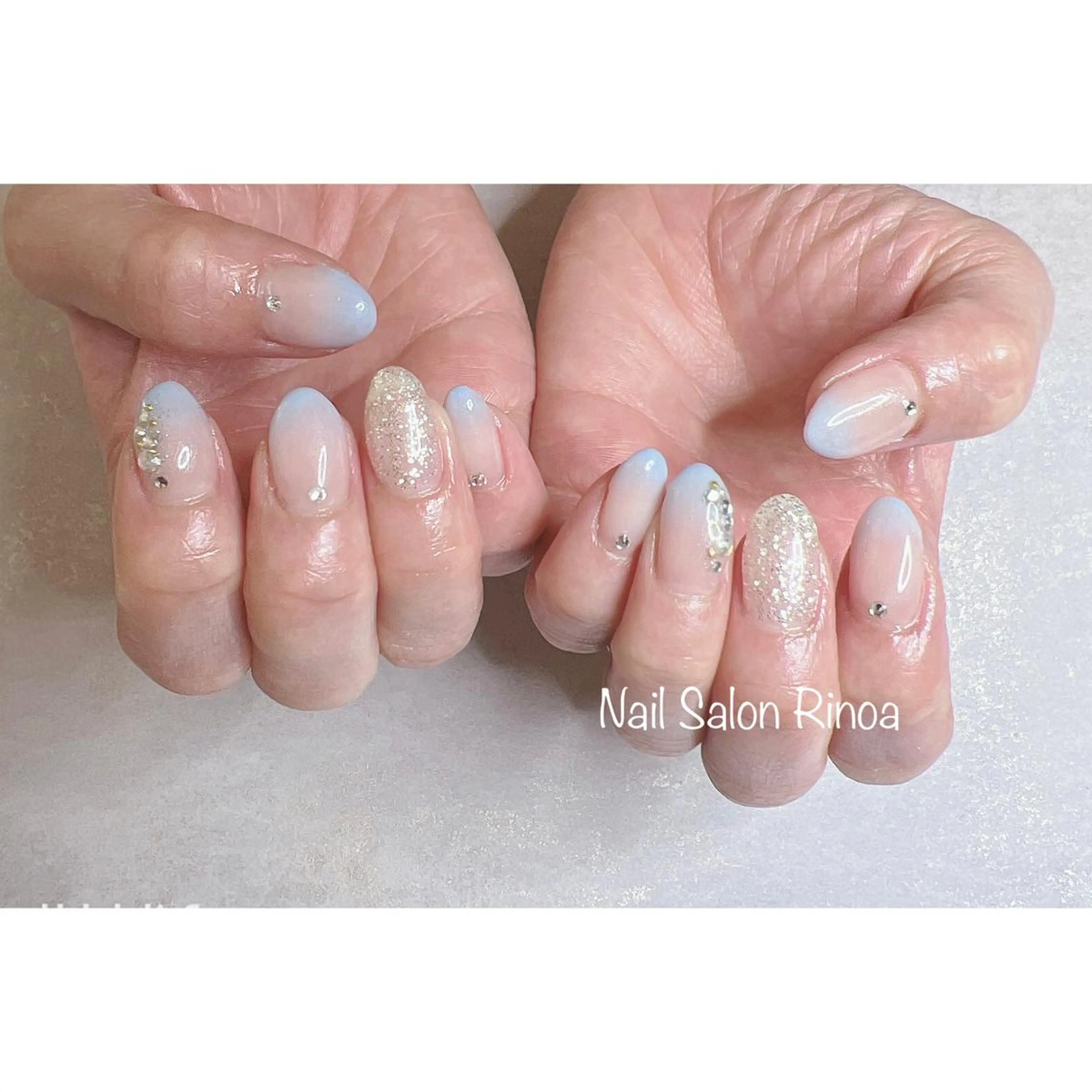 ネイル ストーンネイル Nail Salon Rinoaのネイルデザイン