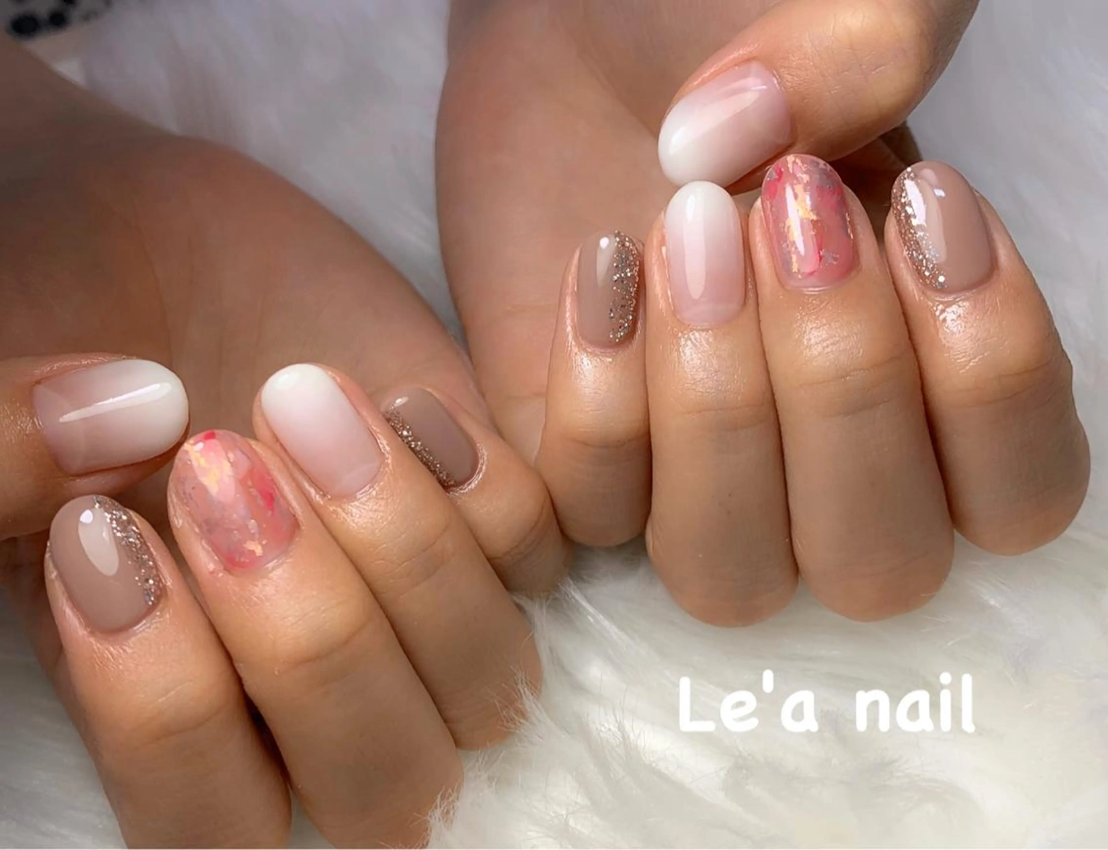 ネイル ハンドネイル 'mm  (ミリ) ＭＡＮＡＭＩのネイルデザイン