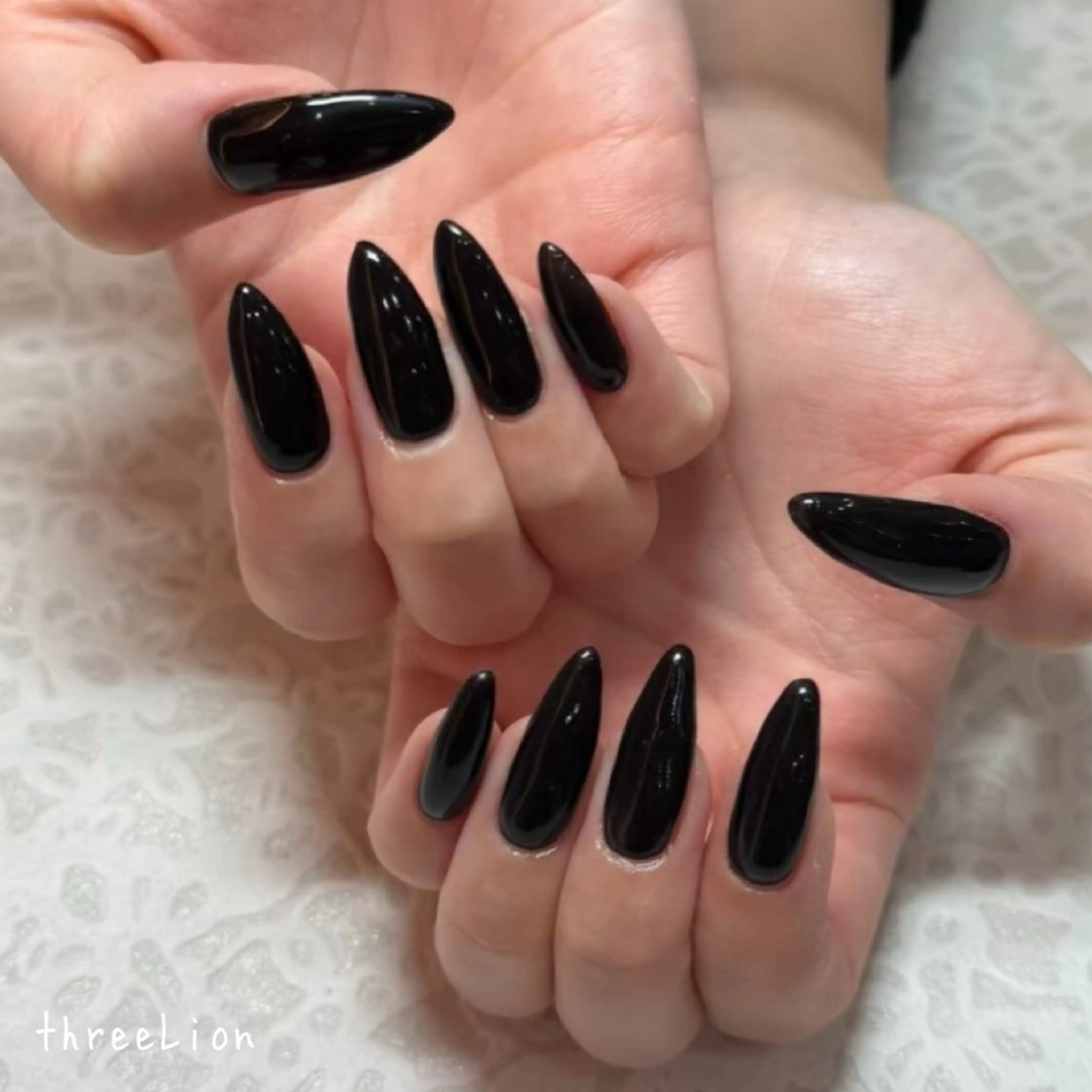 ネイル ワンカラーネイル threeLion ネイル&アイラッシュのネイルデザイン