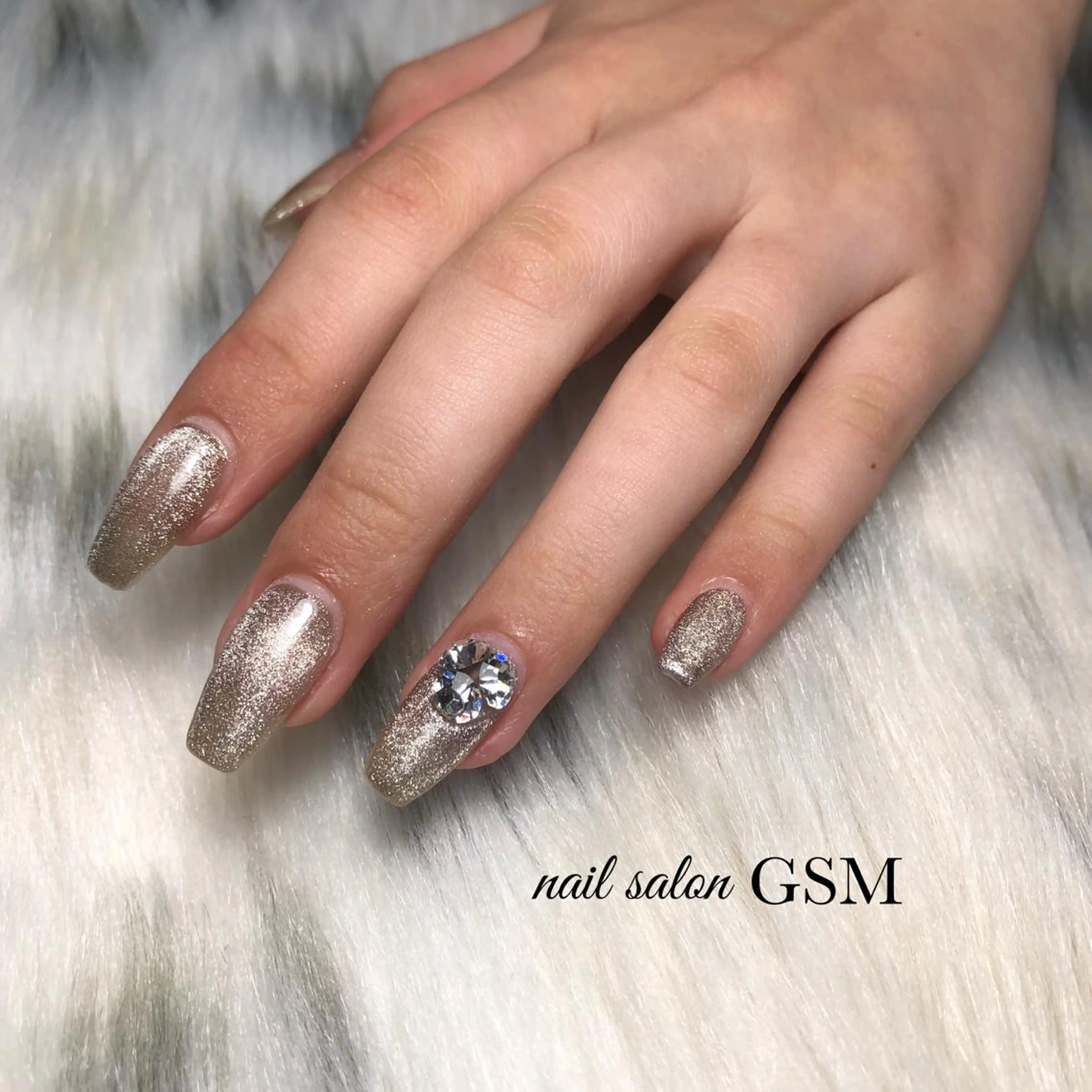 ネイル マグネットネイル ハンドネイル nail salon GSMのネイルデザイン