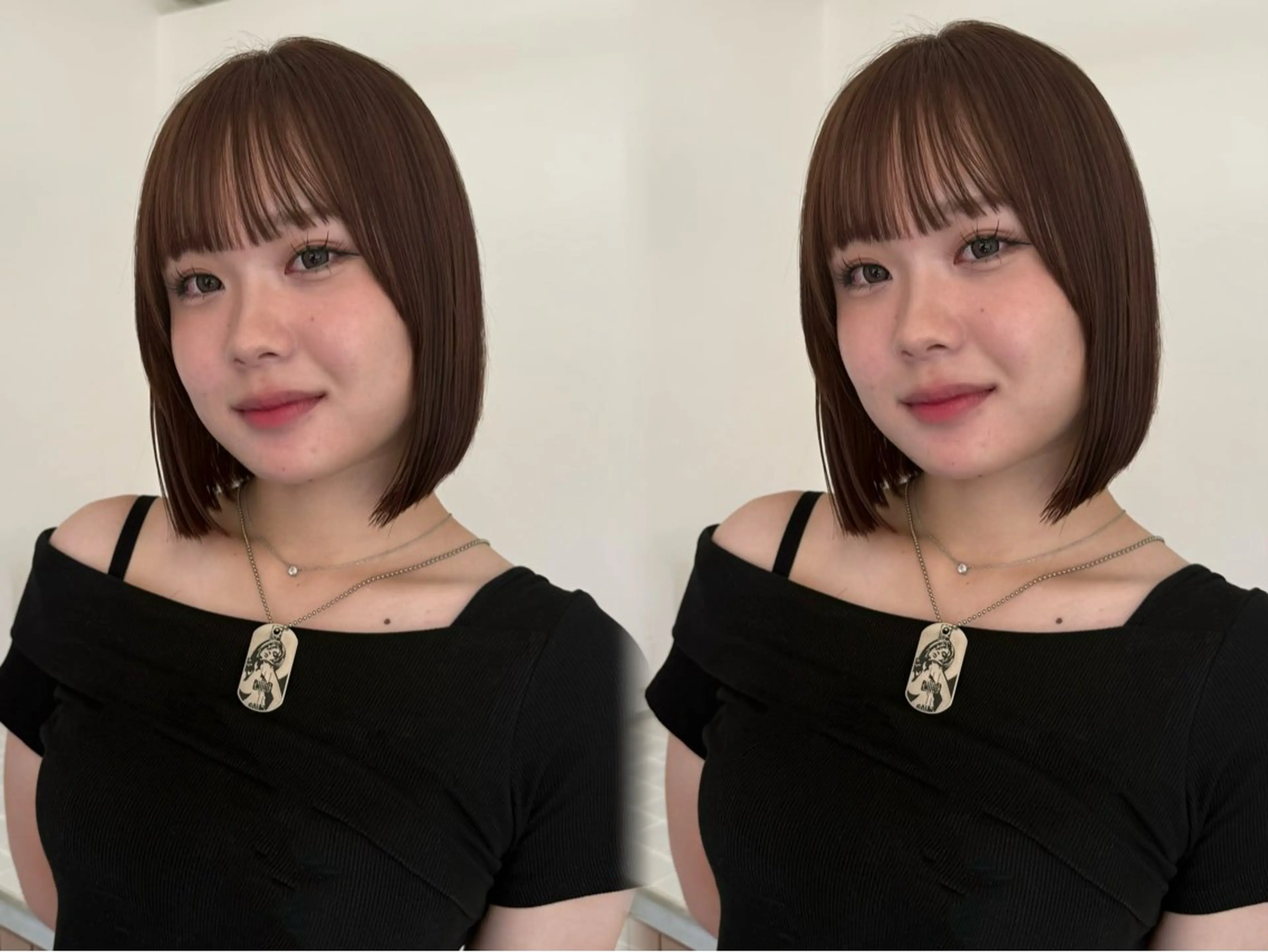 ミディアム ボブ カット 宮嶋 蓮のヘアスタイル