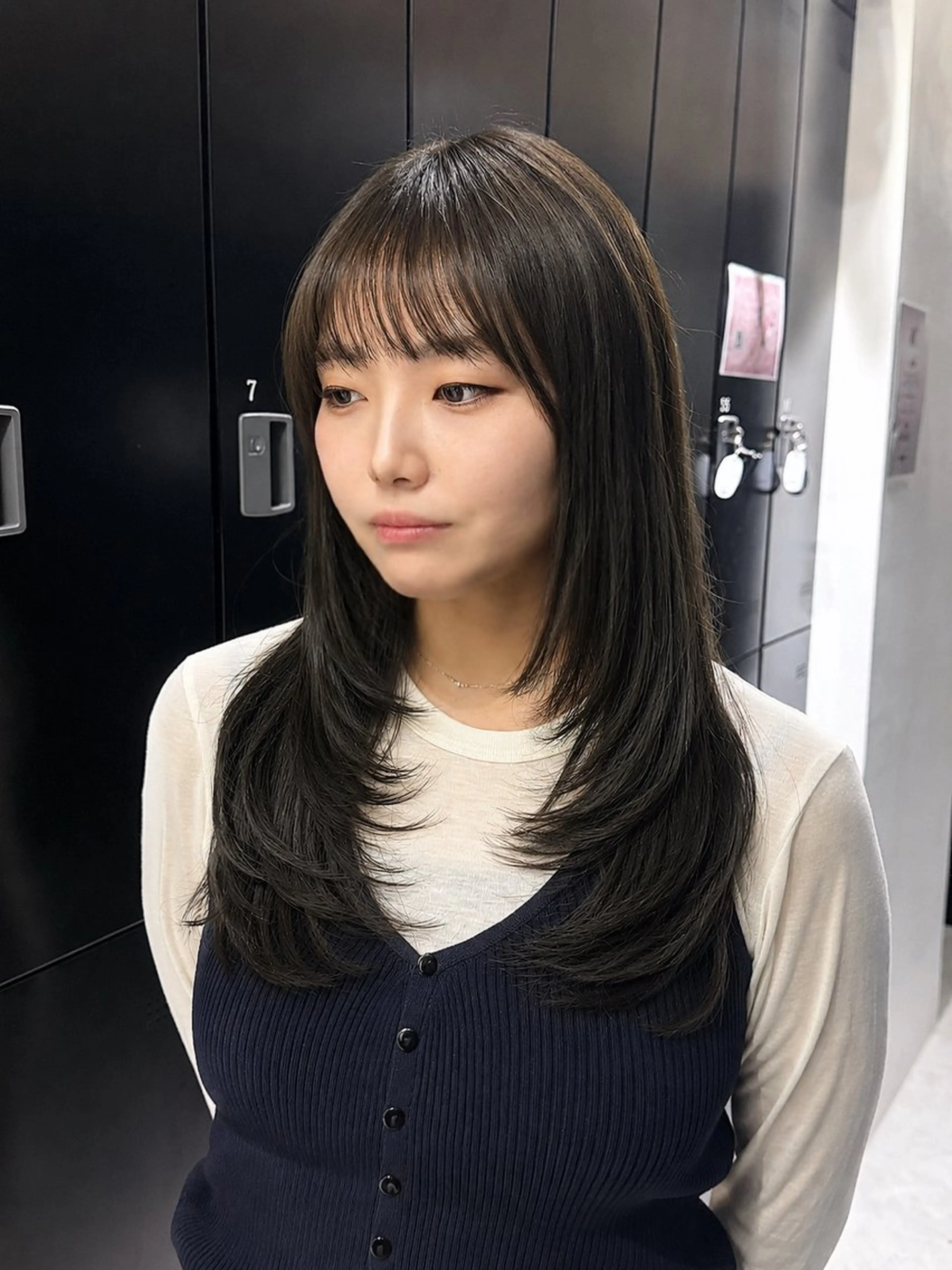 ロング カット ヘアカラー トリートメント 透明感×レイヤー /荻野宗一郎のヘアスタイル