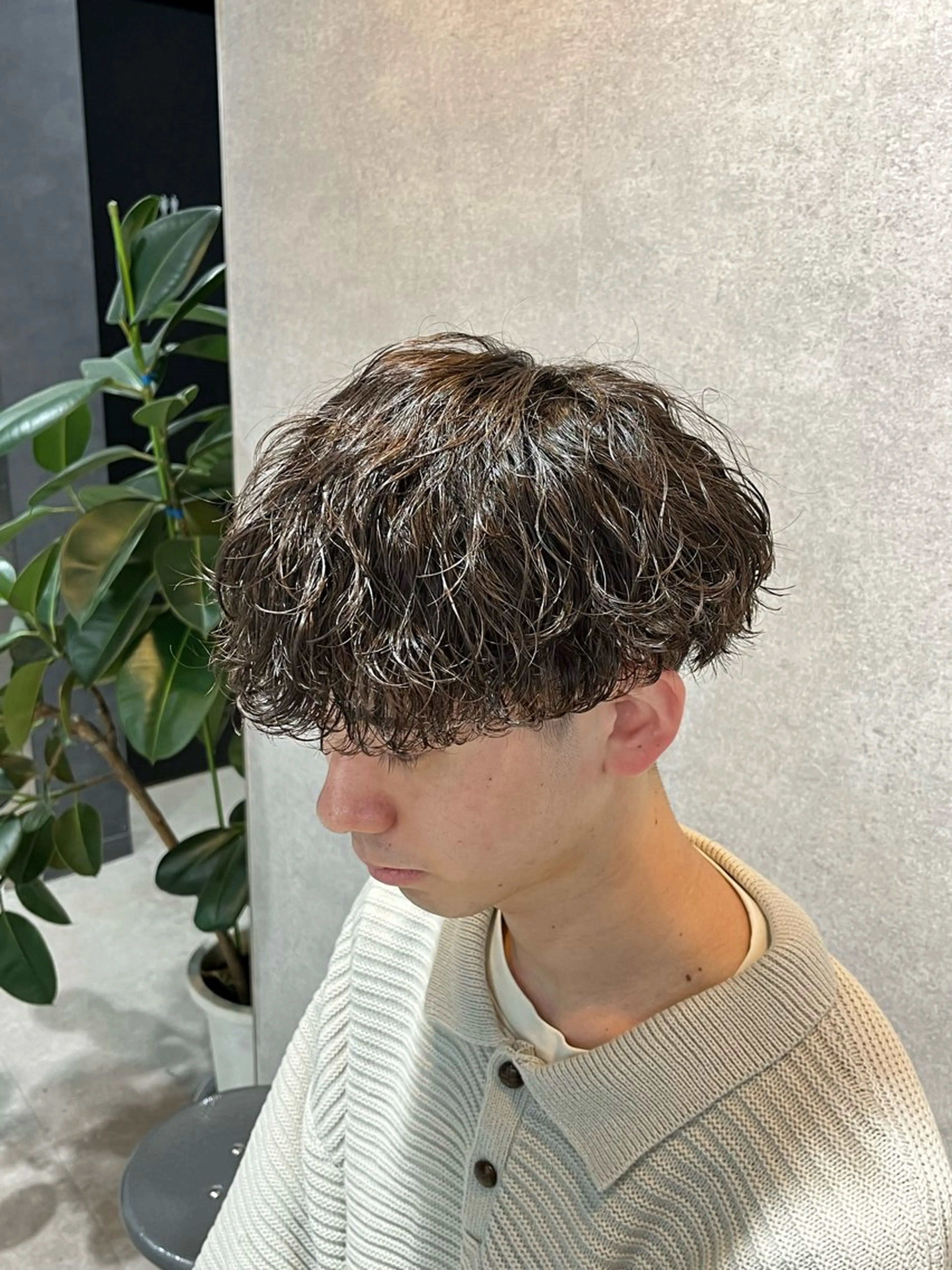 パーマ メンズ メンズパーマ カット パーマ トリートメント ヘッドスパ ヘアセット 🔥メンズカット＋ パーマの達人🔥のヘアスタイル