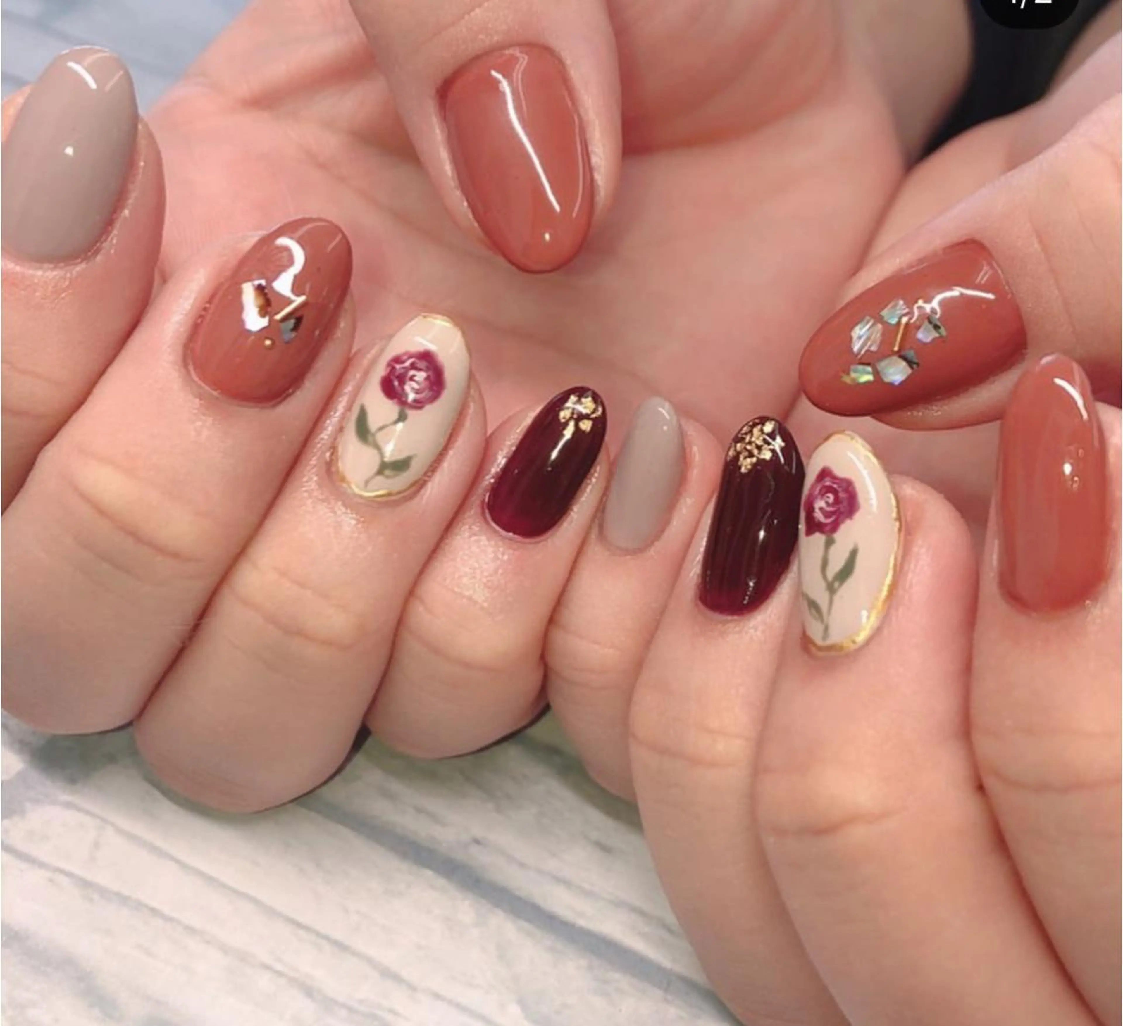 ネイル 豊橋美容院 ソンリエのヘアスタイル